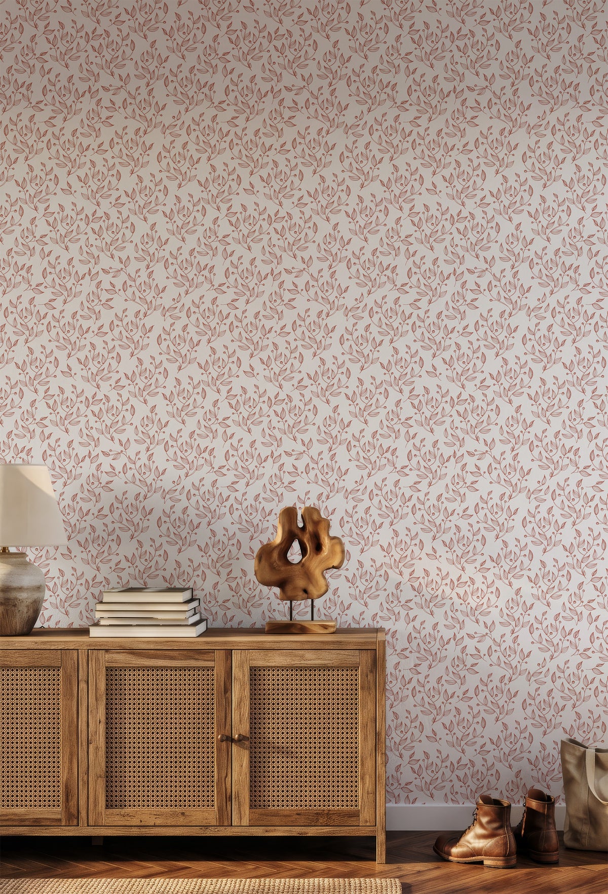 Minimalist Leaves | Blush Pink
