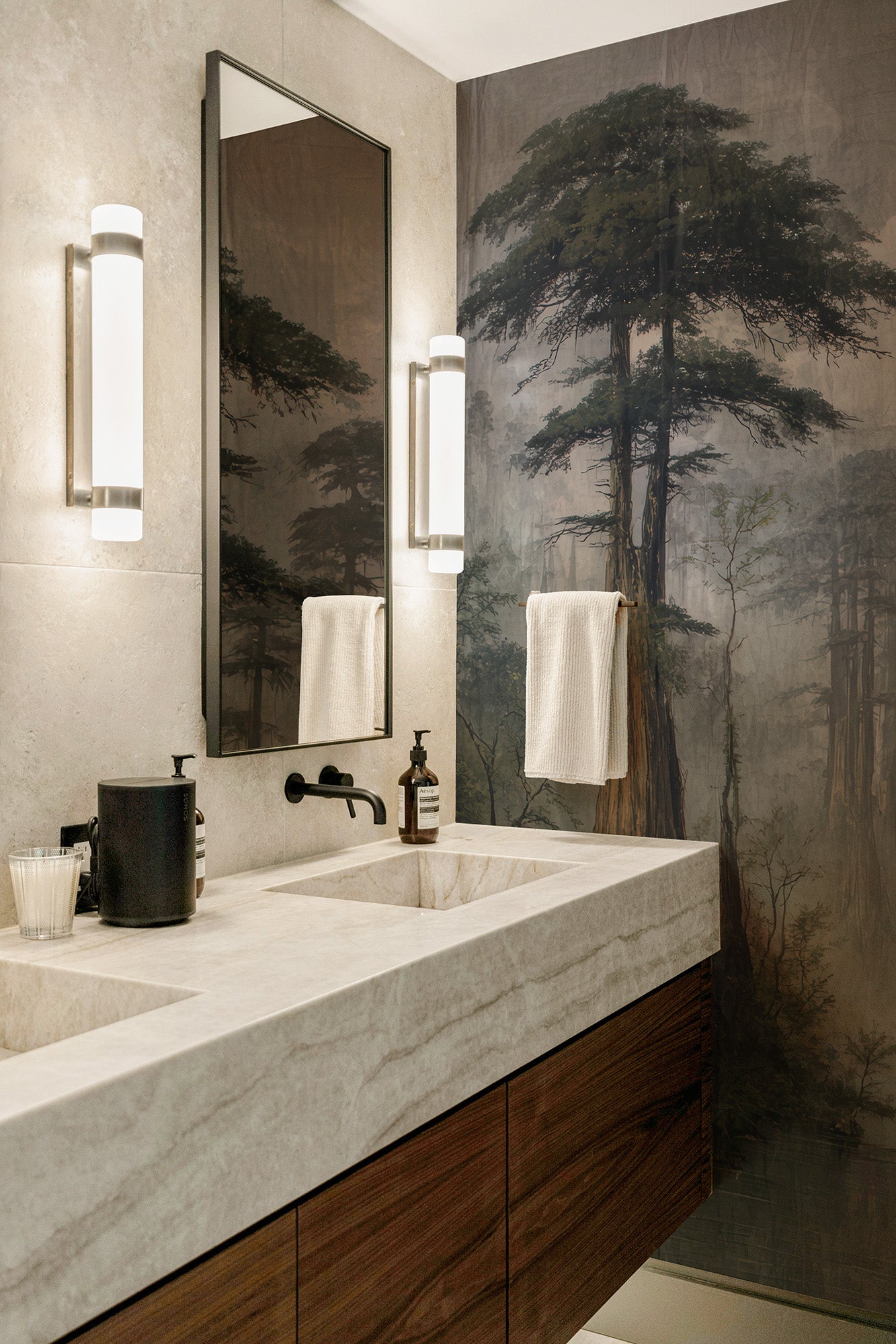 Misty Cypress Swamp Mural