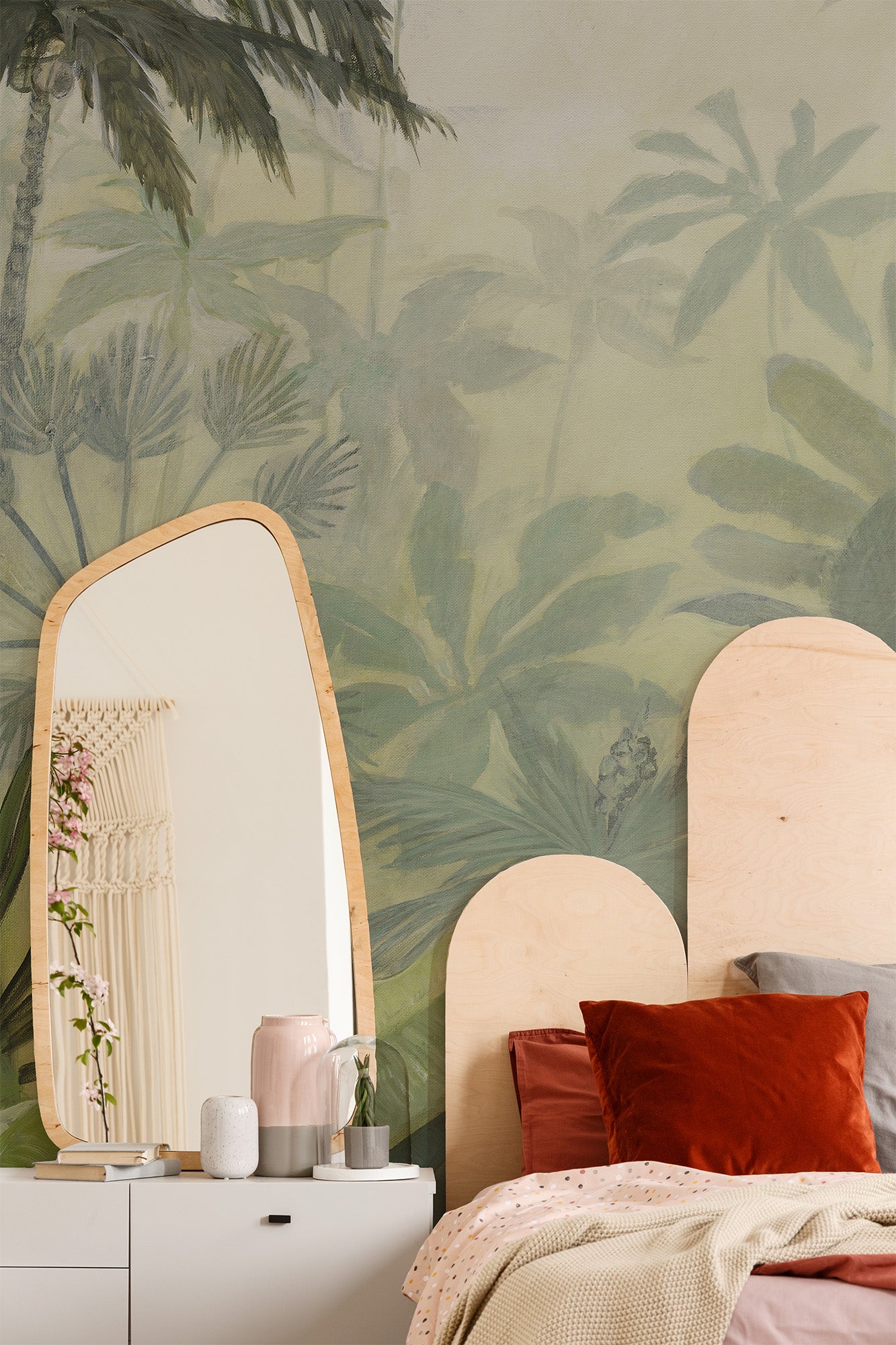 Misty Jungle Dusk Mural