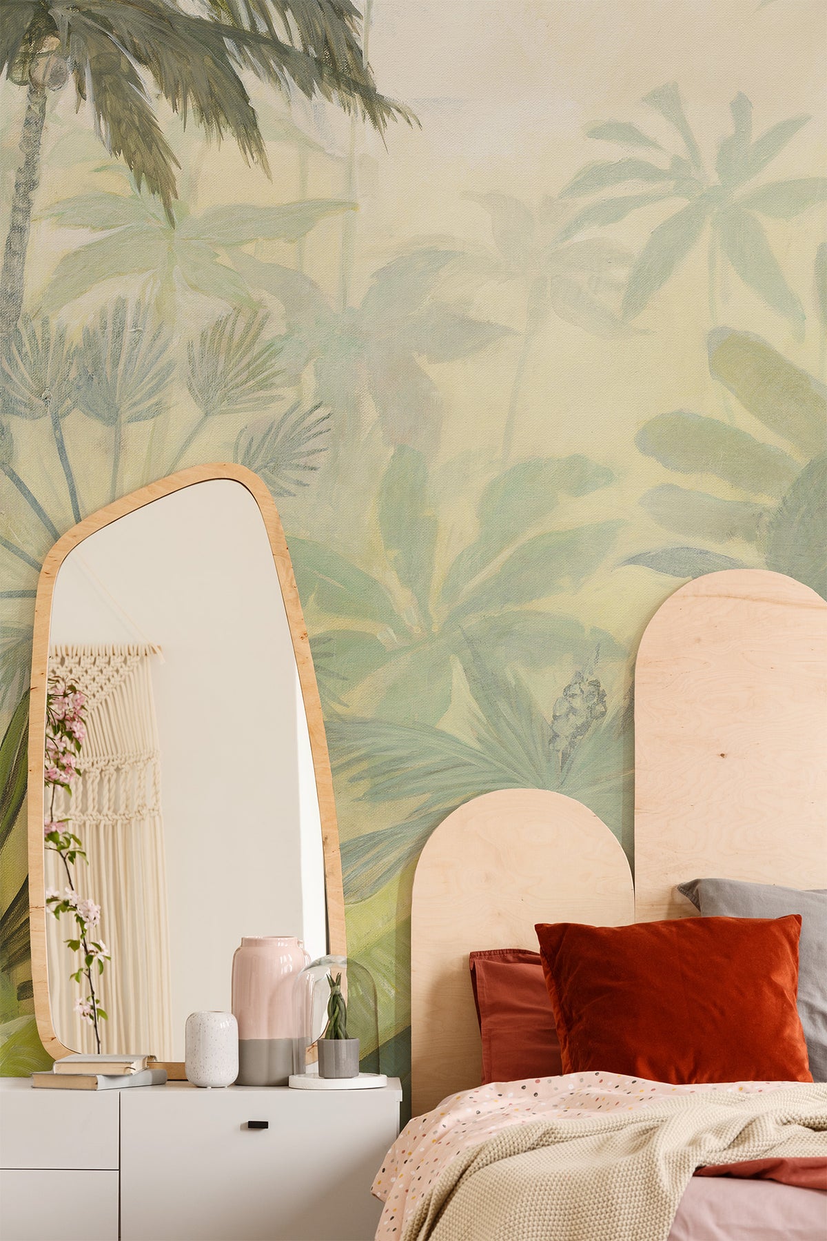 Misty Jungle Morning Mural