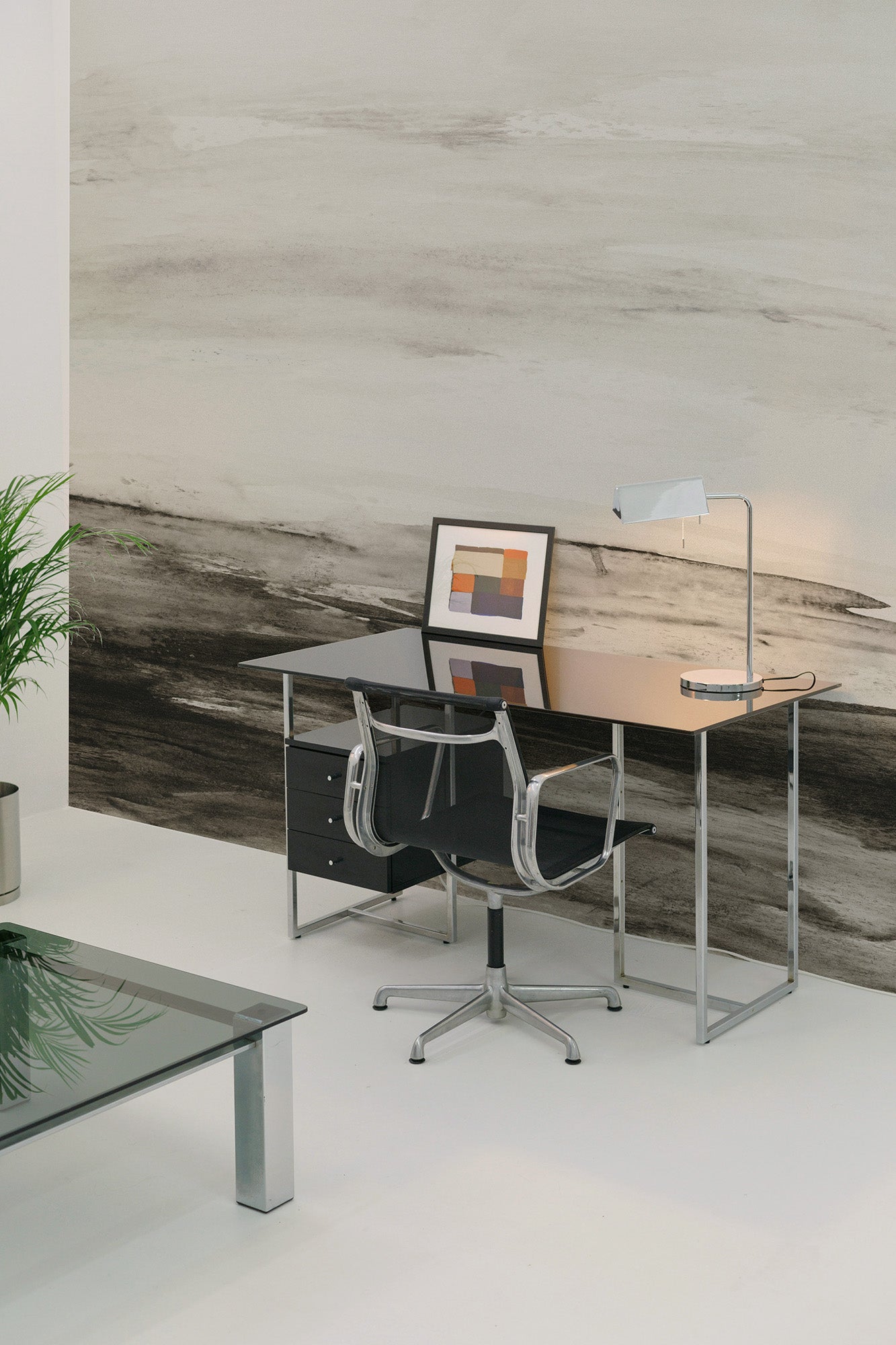 Monochrome Horizon Mural