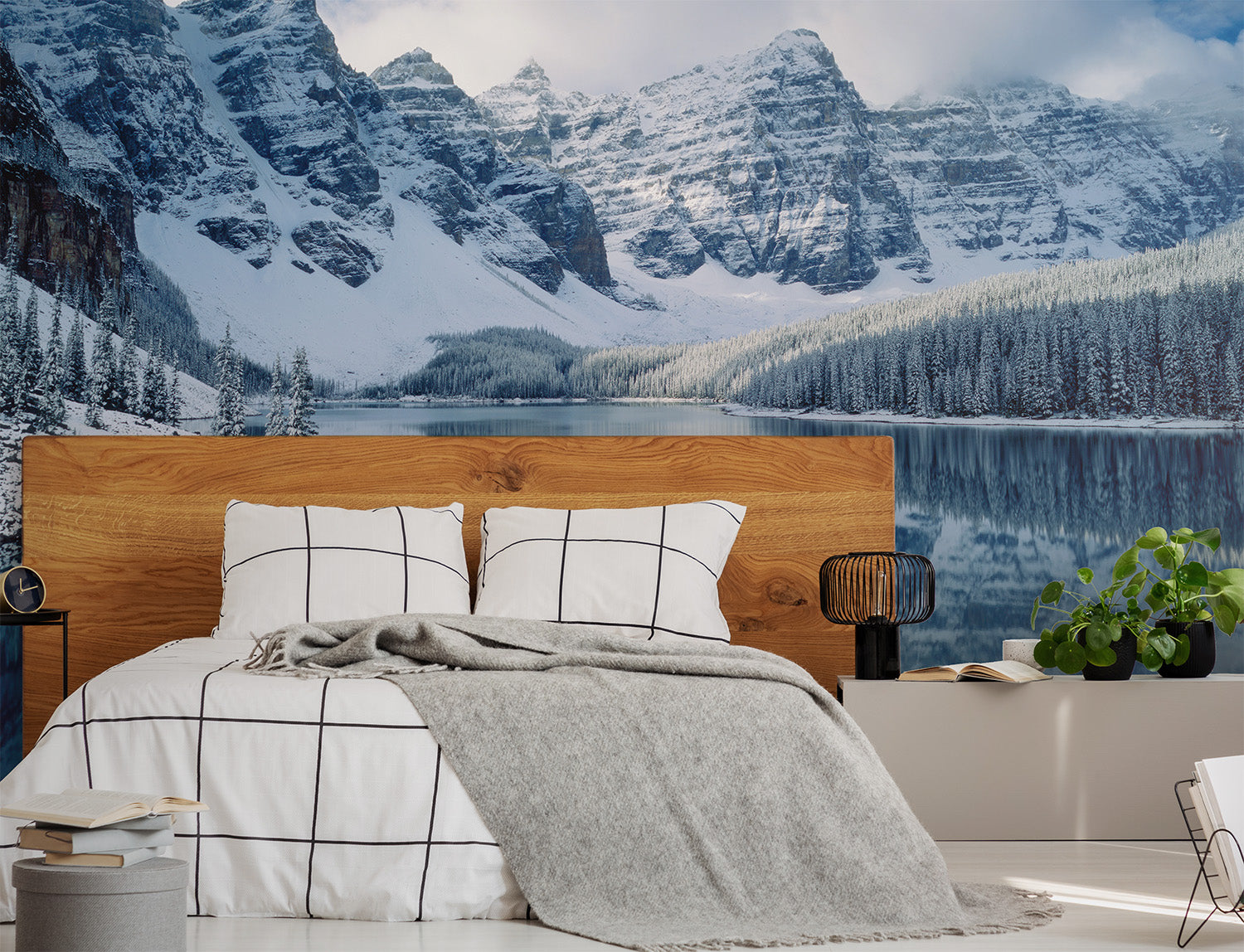 Moraine Winter Lake