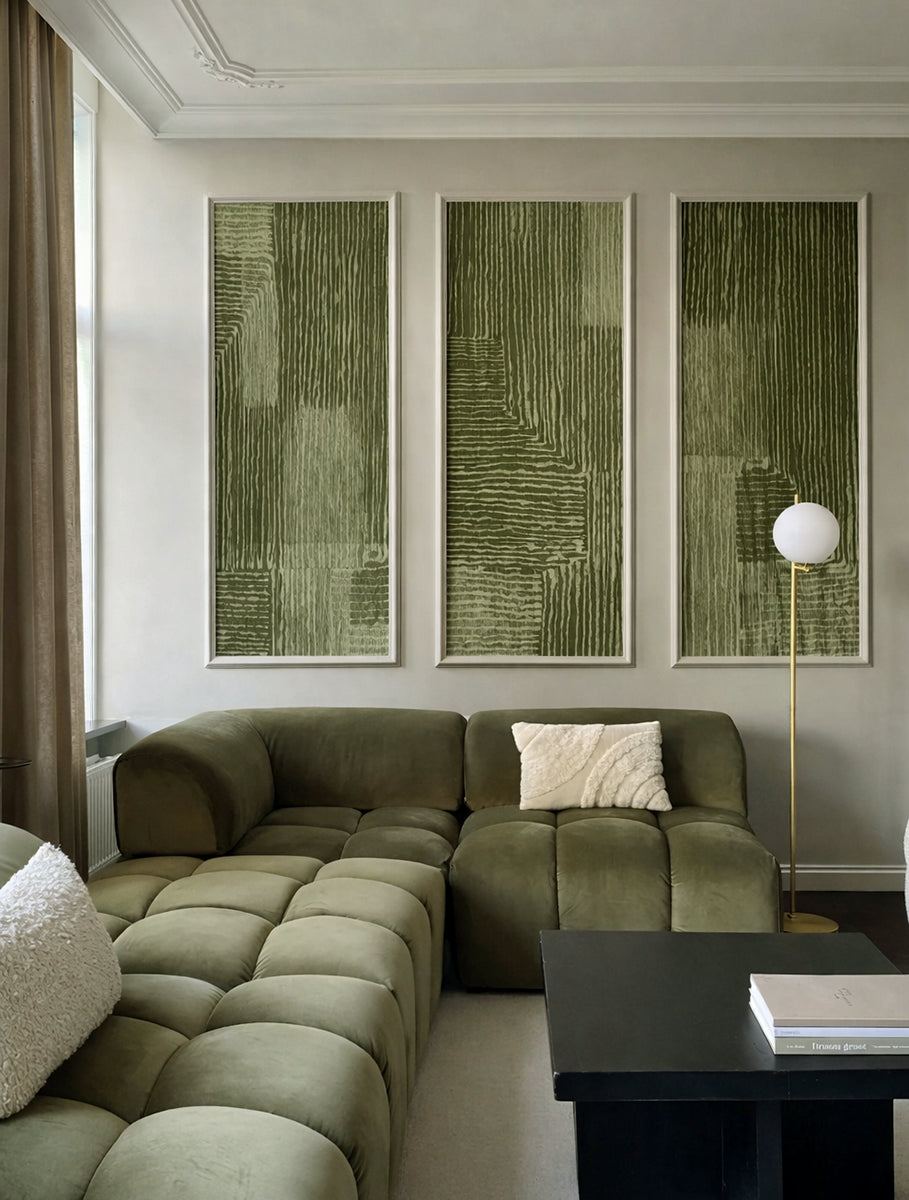 Abstract Squares | Green