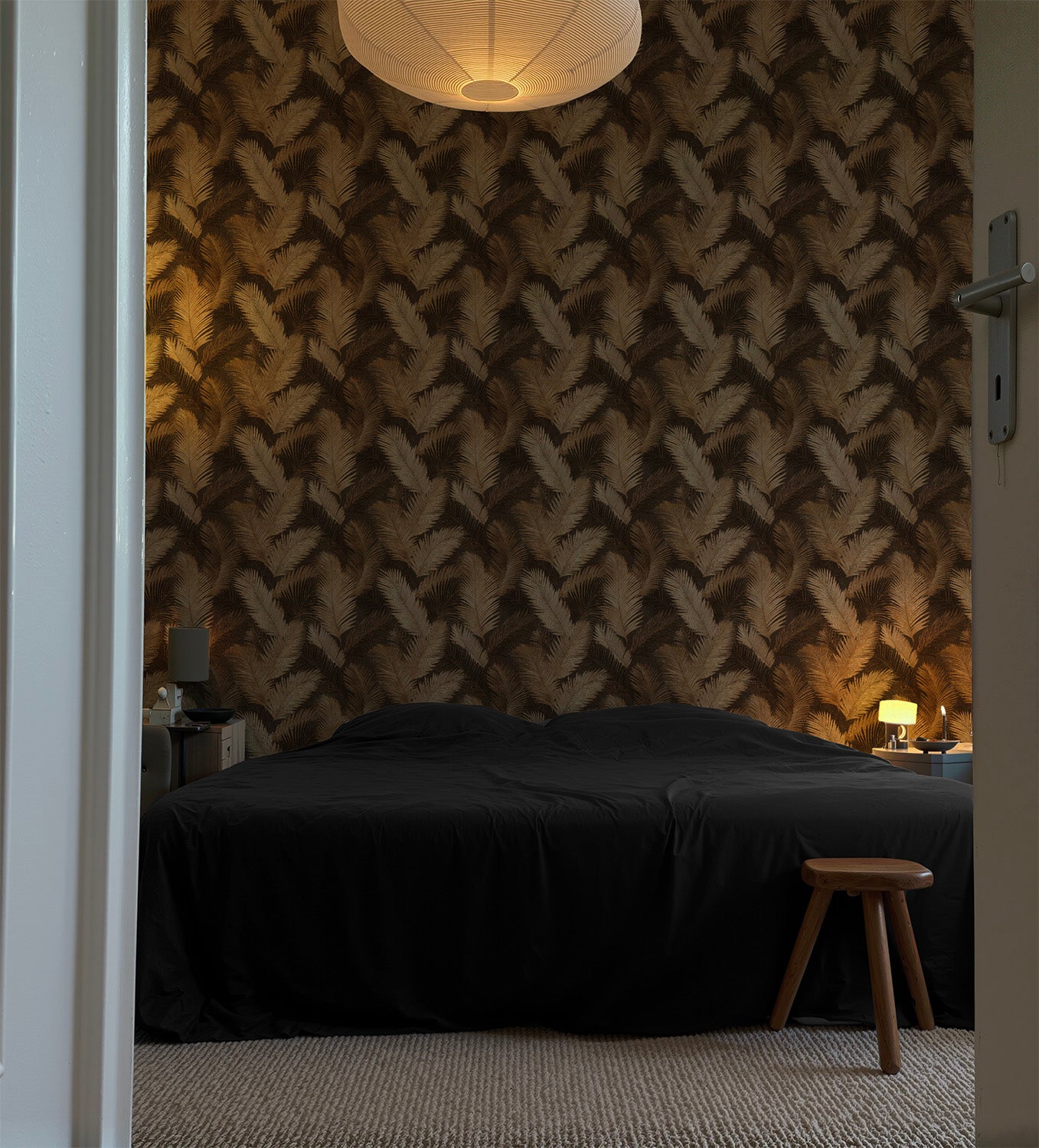 Bronzed Palm Leaves | Gold