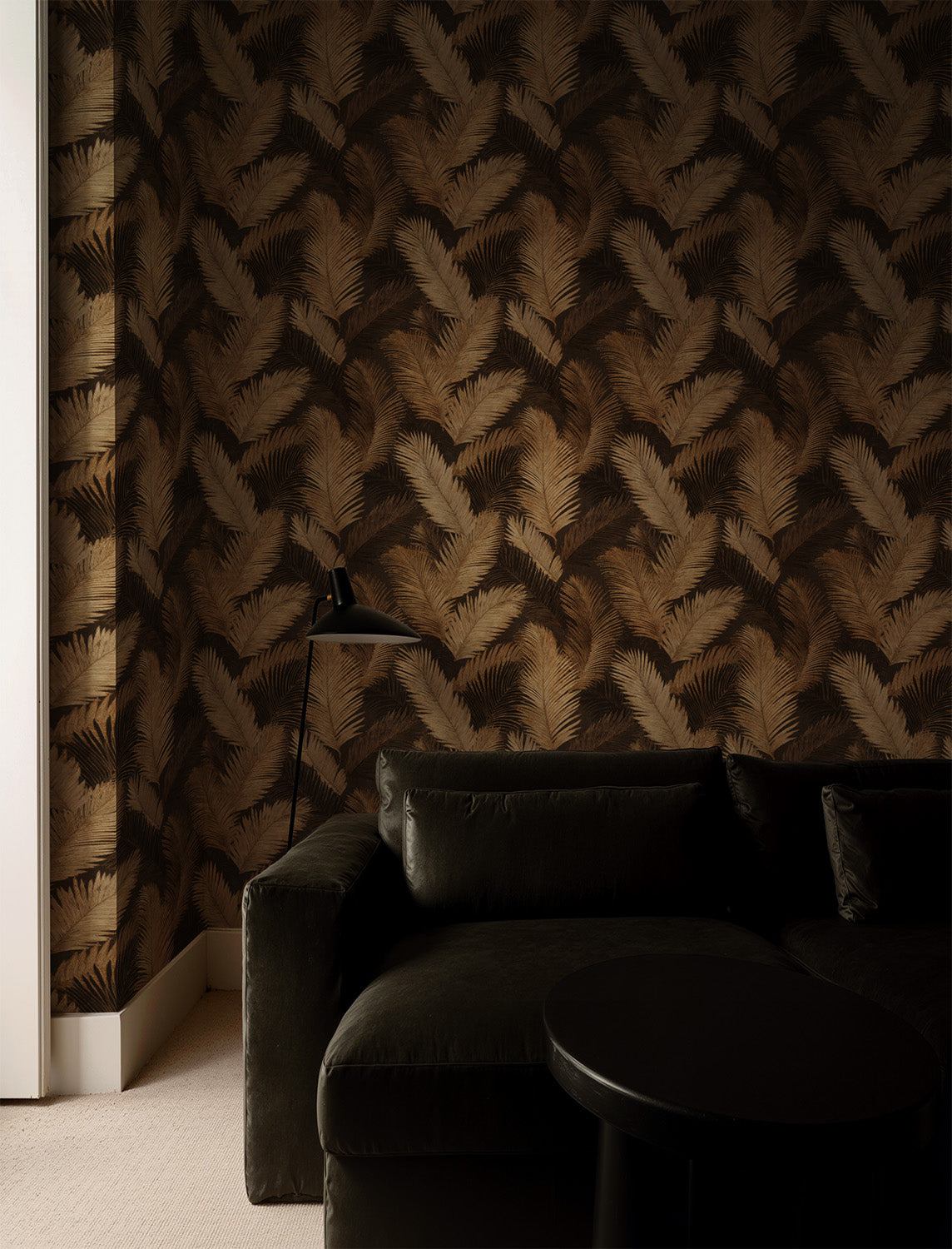 Bronzed Palm Leaves | Gold