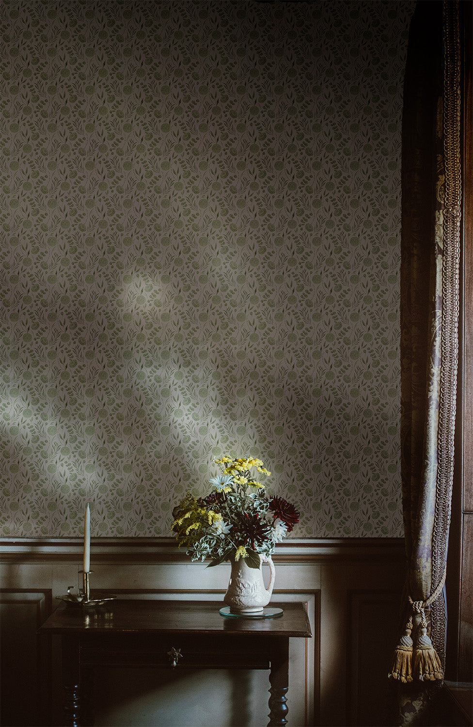 Buttercup Flower | Green Taupe