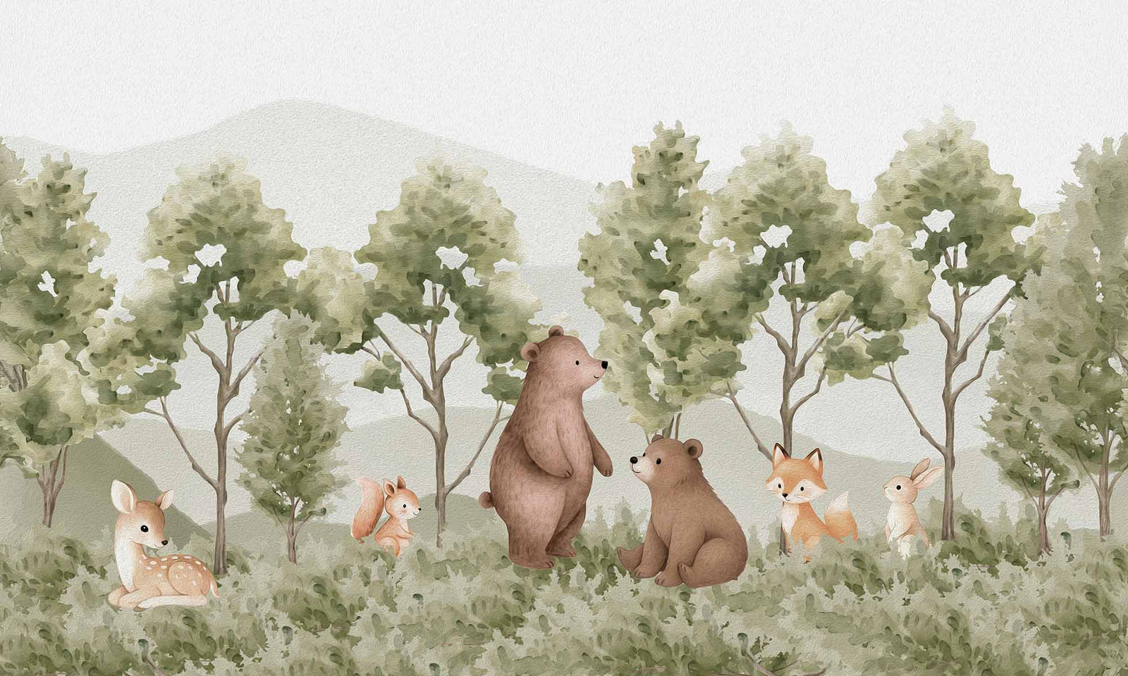 Forest Friends Forever | Woodland Green