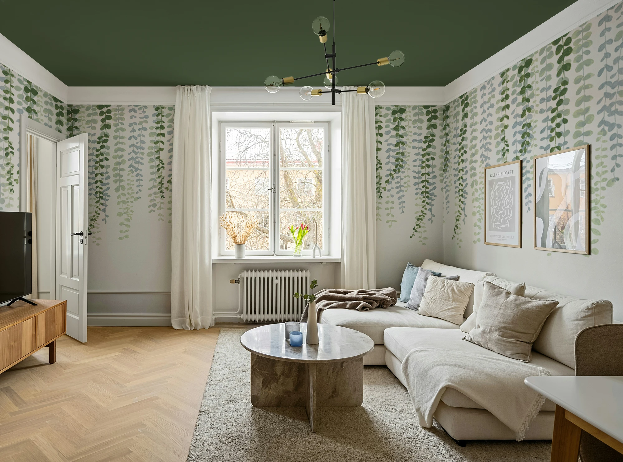 Hanging Eucalyptus Leaves