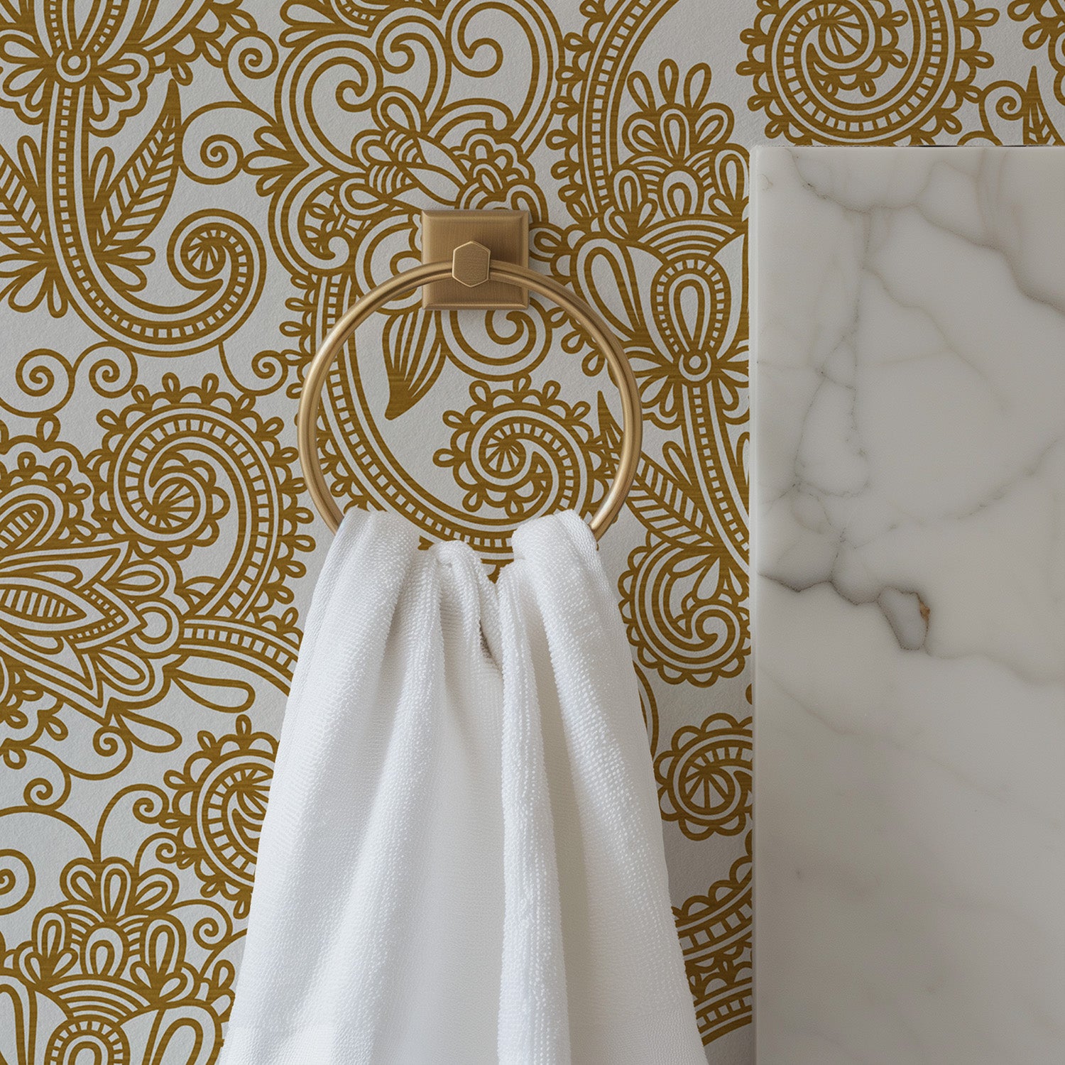 Ivory Paisley