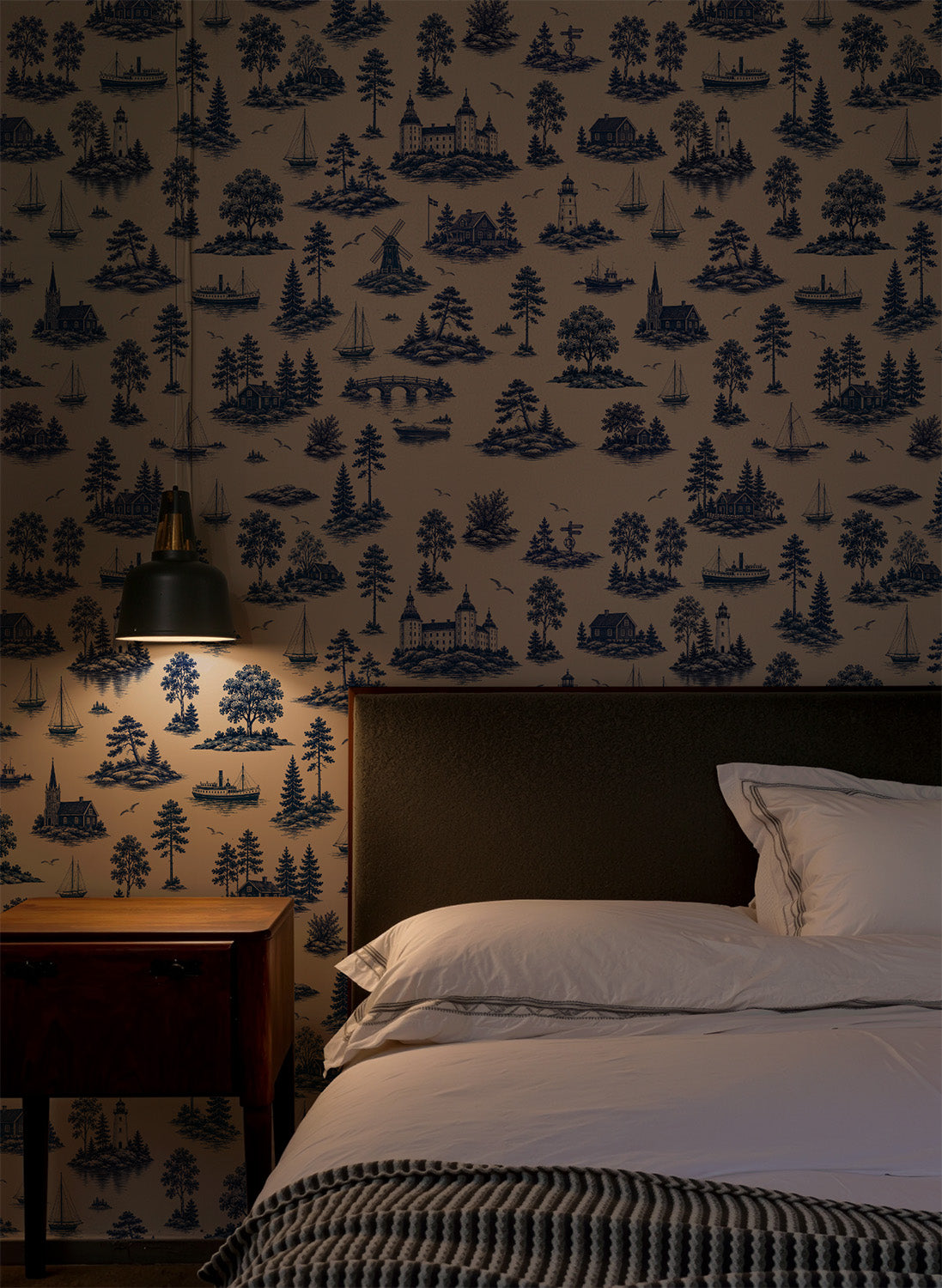 Nordic Coastal Toile | Blue