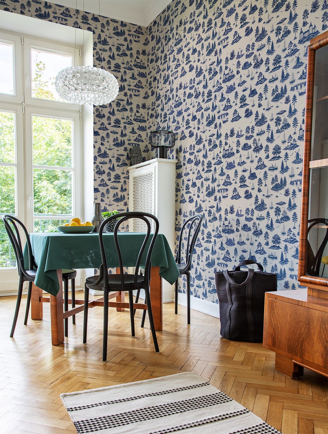 Nordic Coastal Toile | Blue
