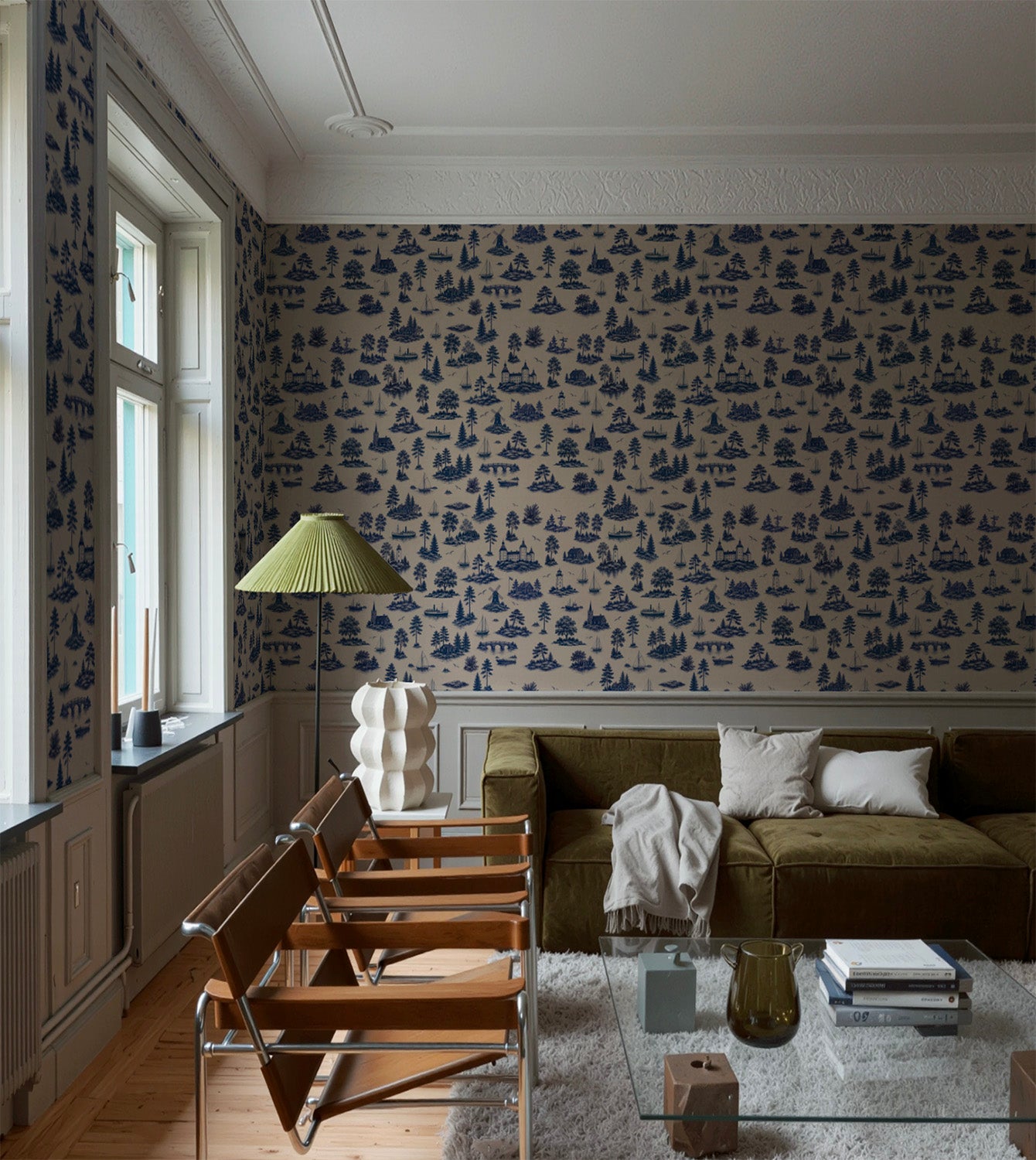 Nordic Coastal Toile | Blue