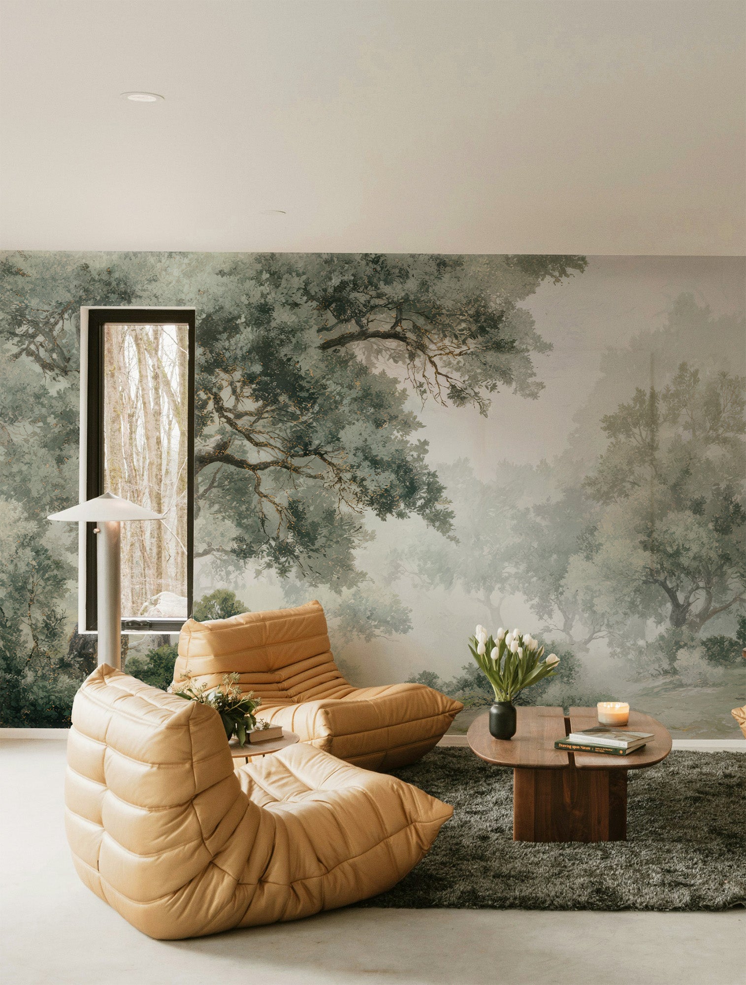 Olive Grove and Mist Guardian Mural