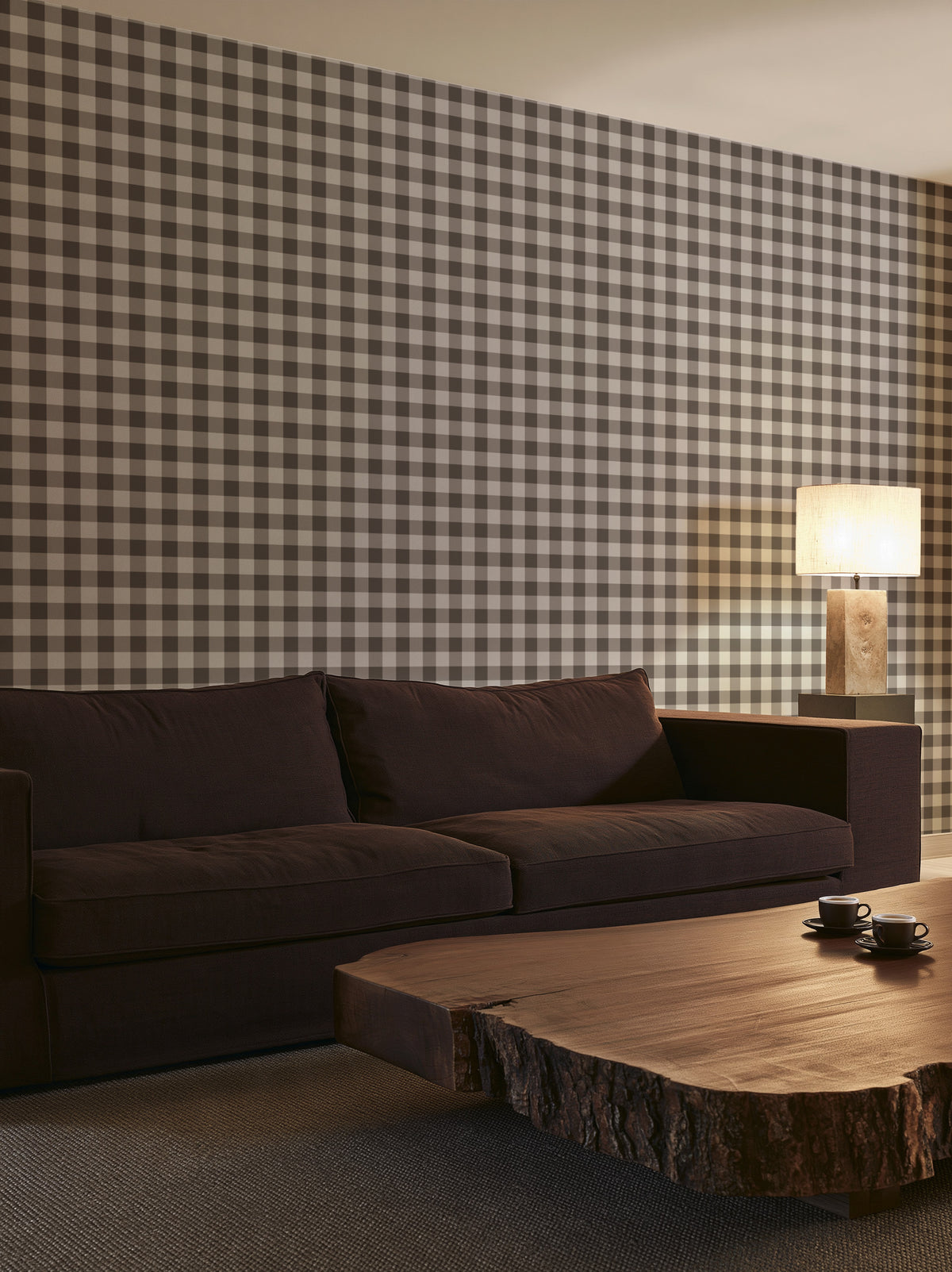 Petite Gingham | Black