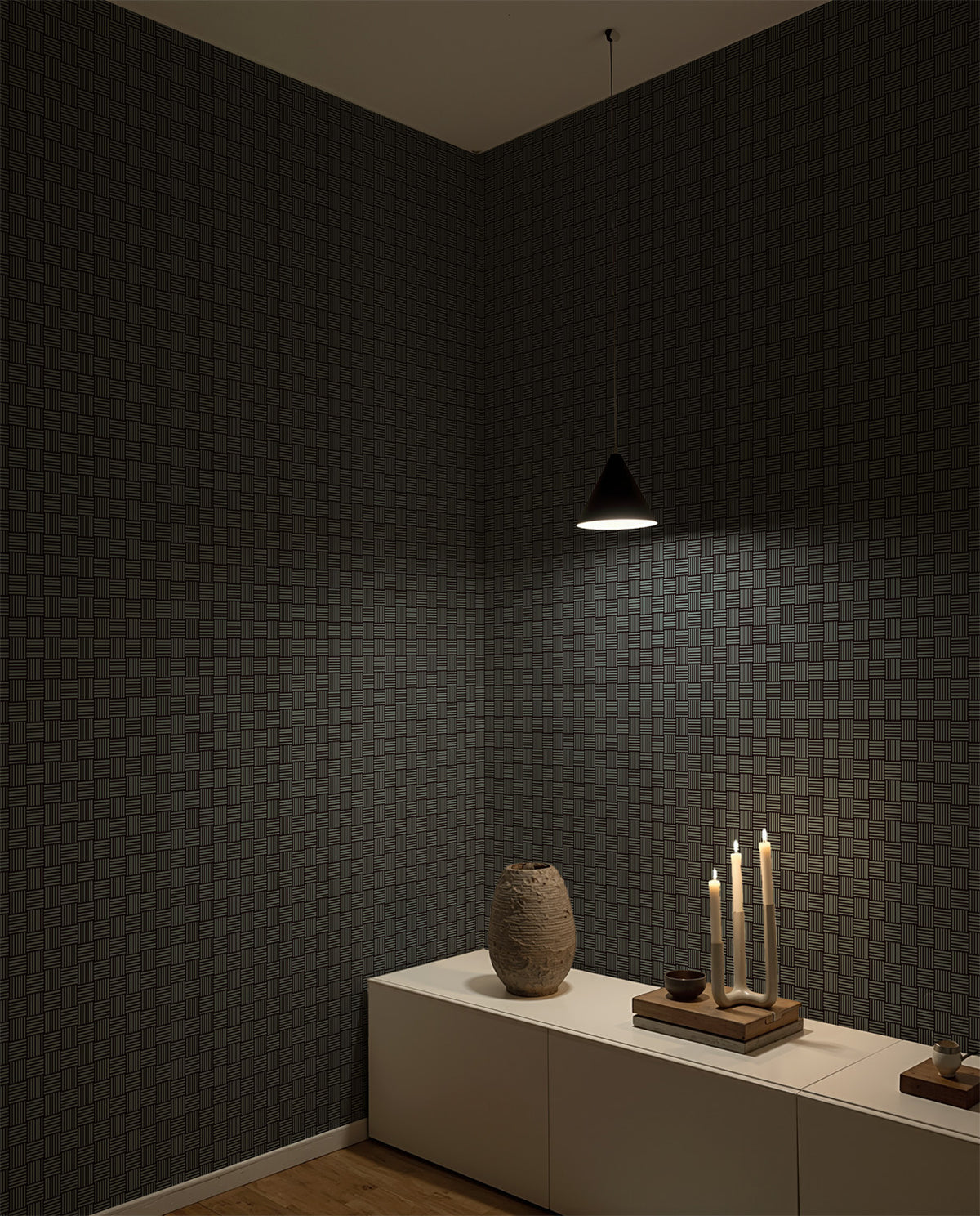 Petite Basketweave | Blue