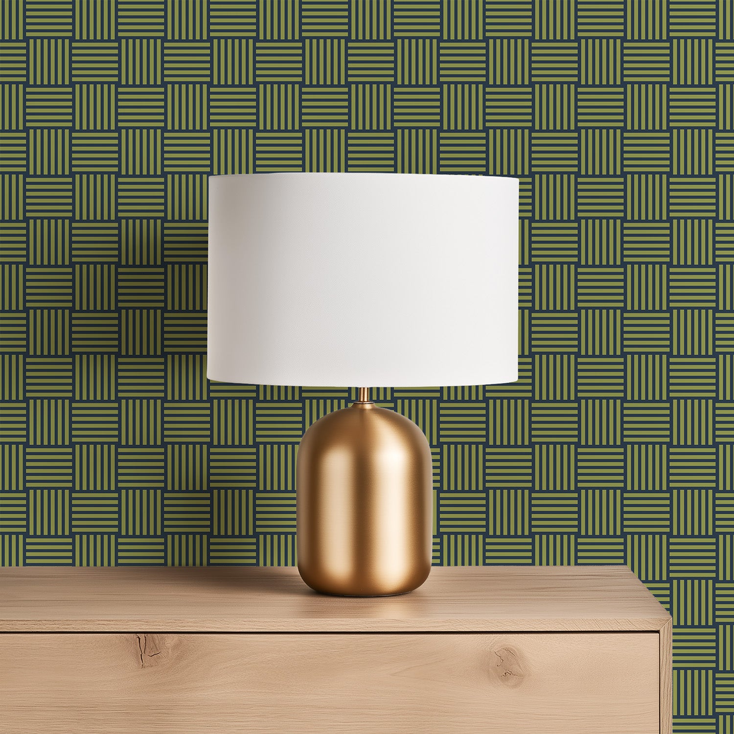 Petite Basketweave | Green