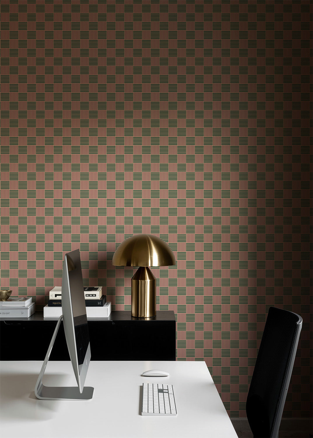 Petite Basketweave | Pink Green