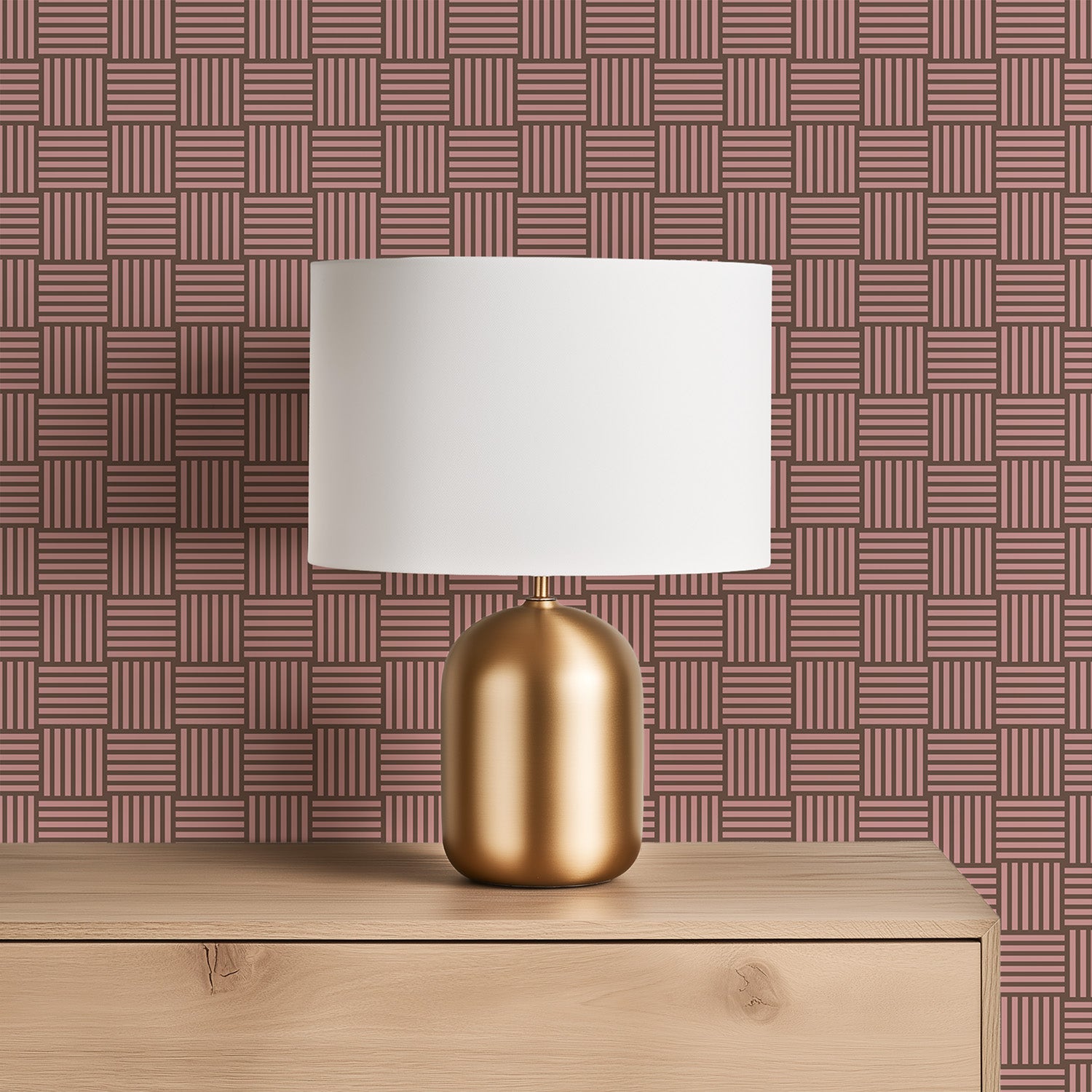 Petite Basketweave | Rose