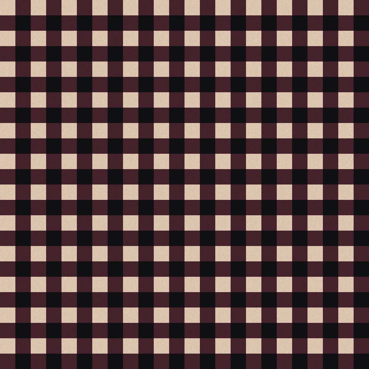 Petite Check | Tricolore Burgundy Black