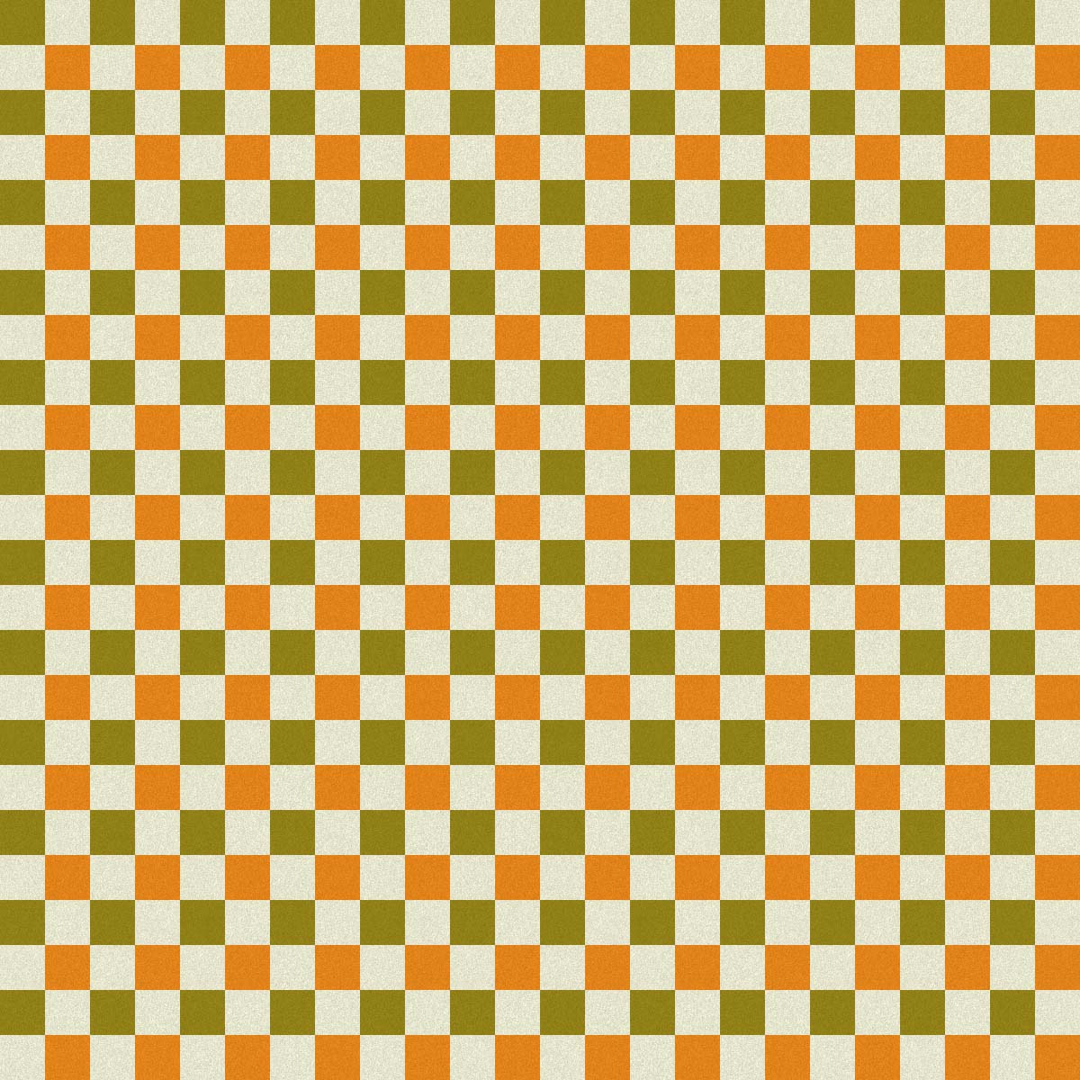 Petite Check | Tricolore Green Orange