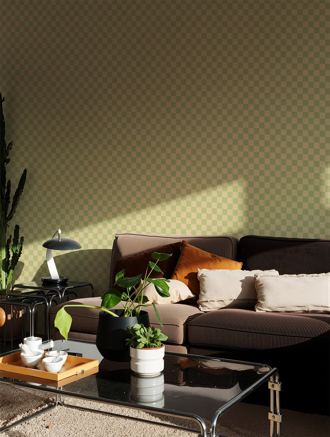 Petite Check | Yellow Green