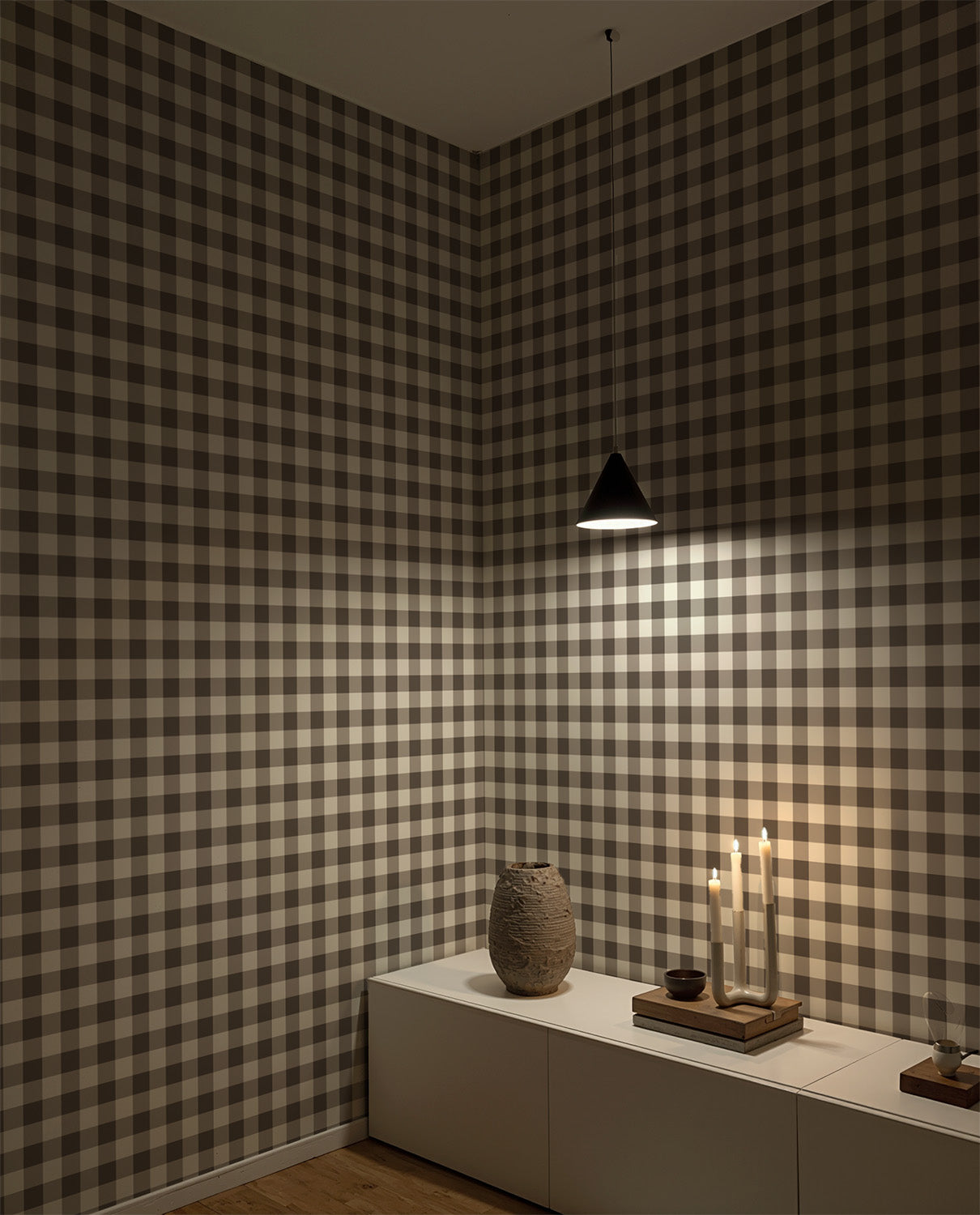 Petite Gingham | Black