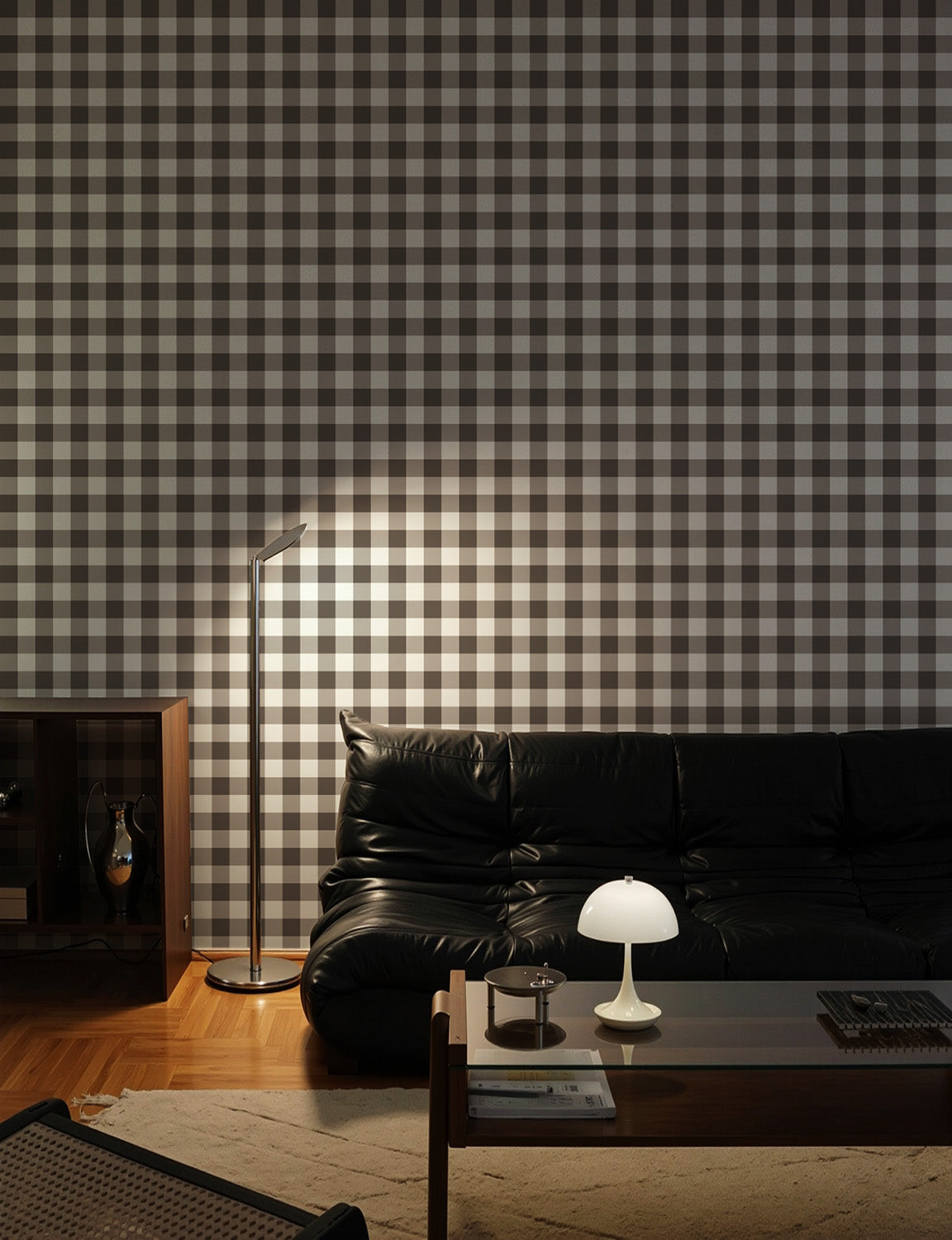 Petite Gingham | Black