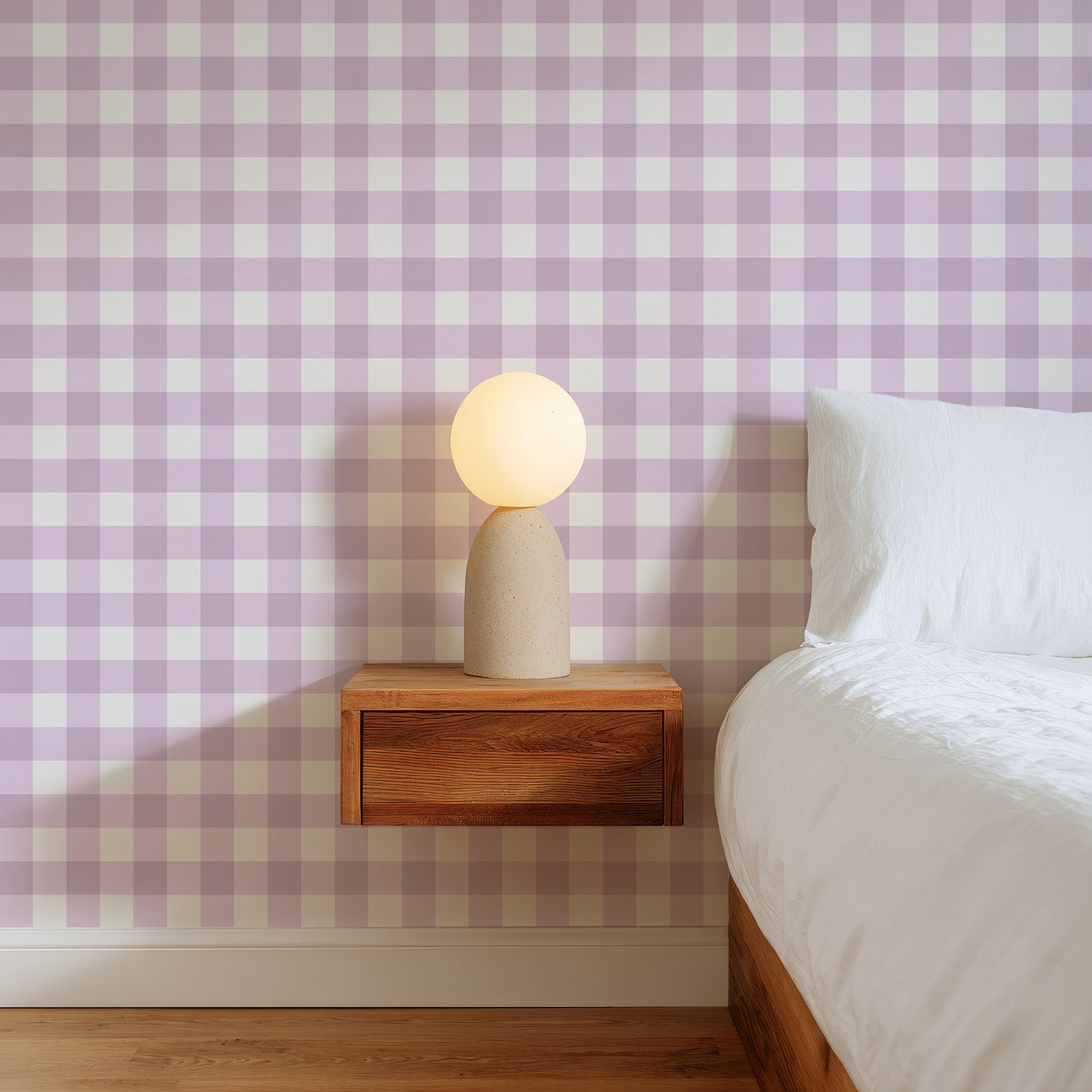 Petite Gingham | Lavender Purple