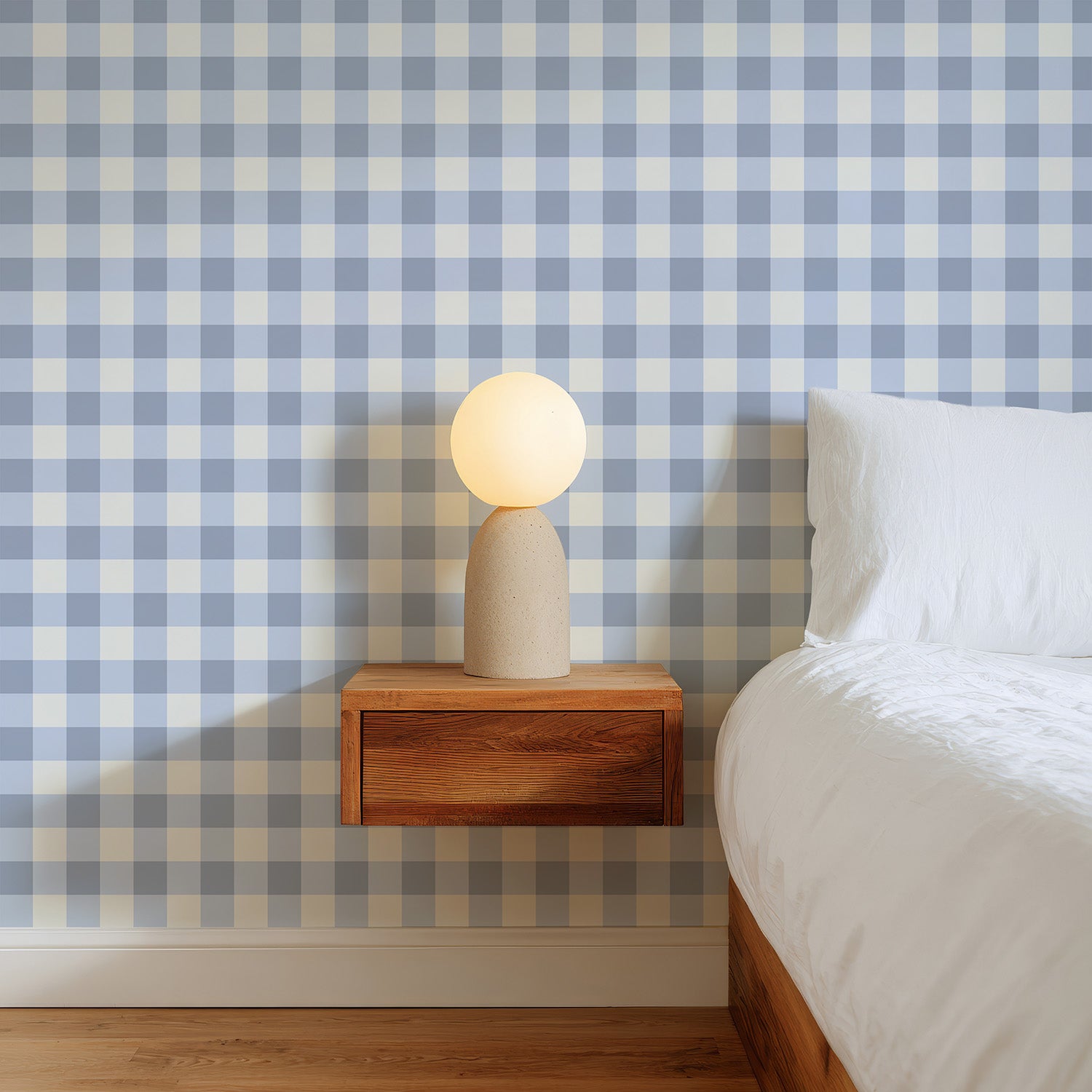 Petite Gingham | Soft Blue