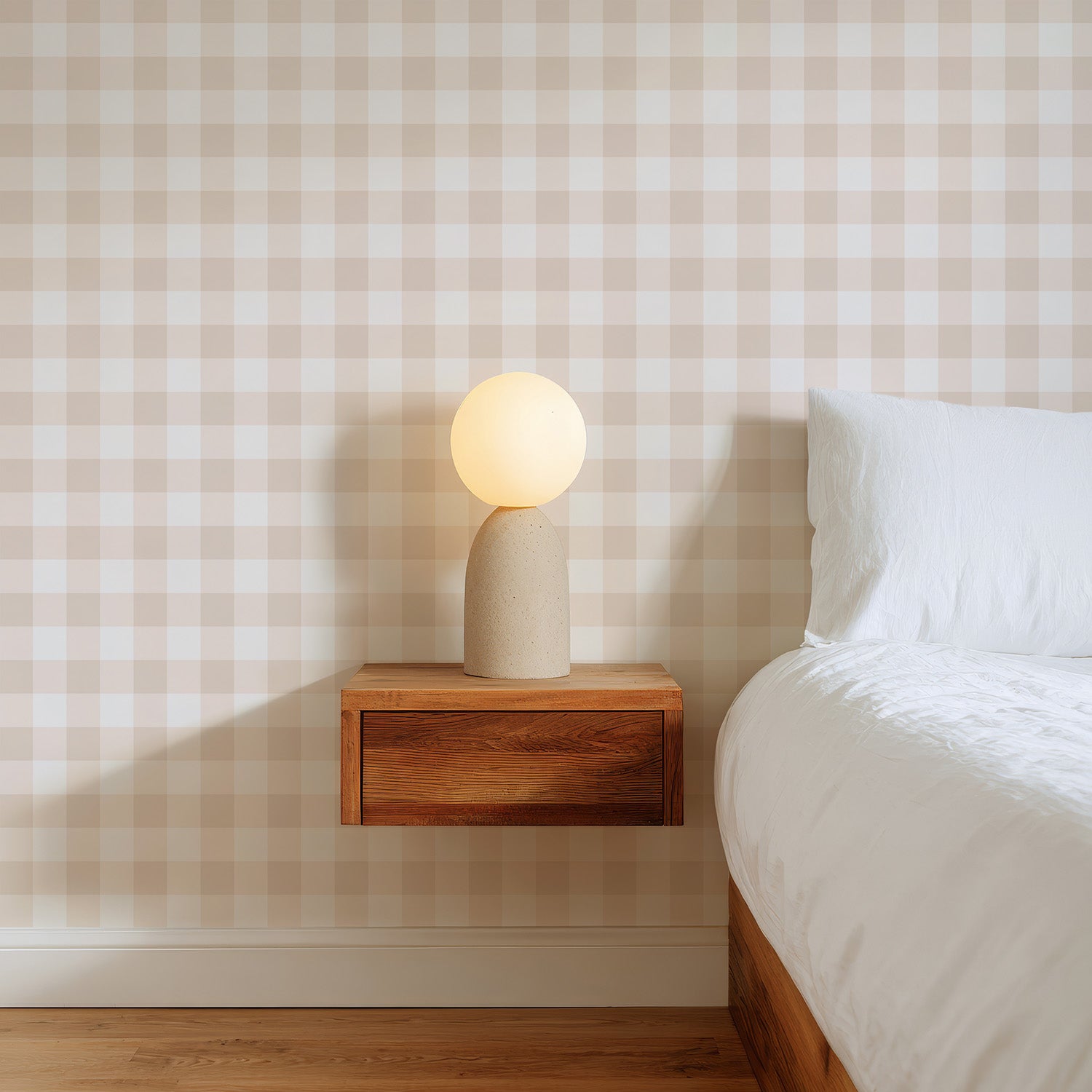 Petite Gingham | Soft Peach