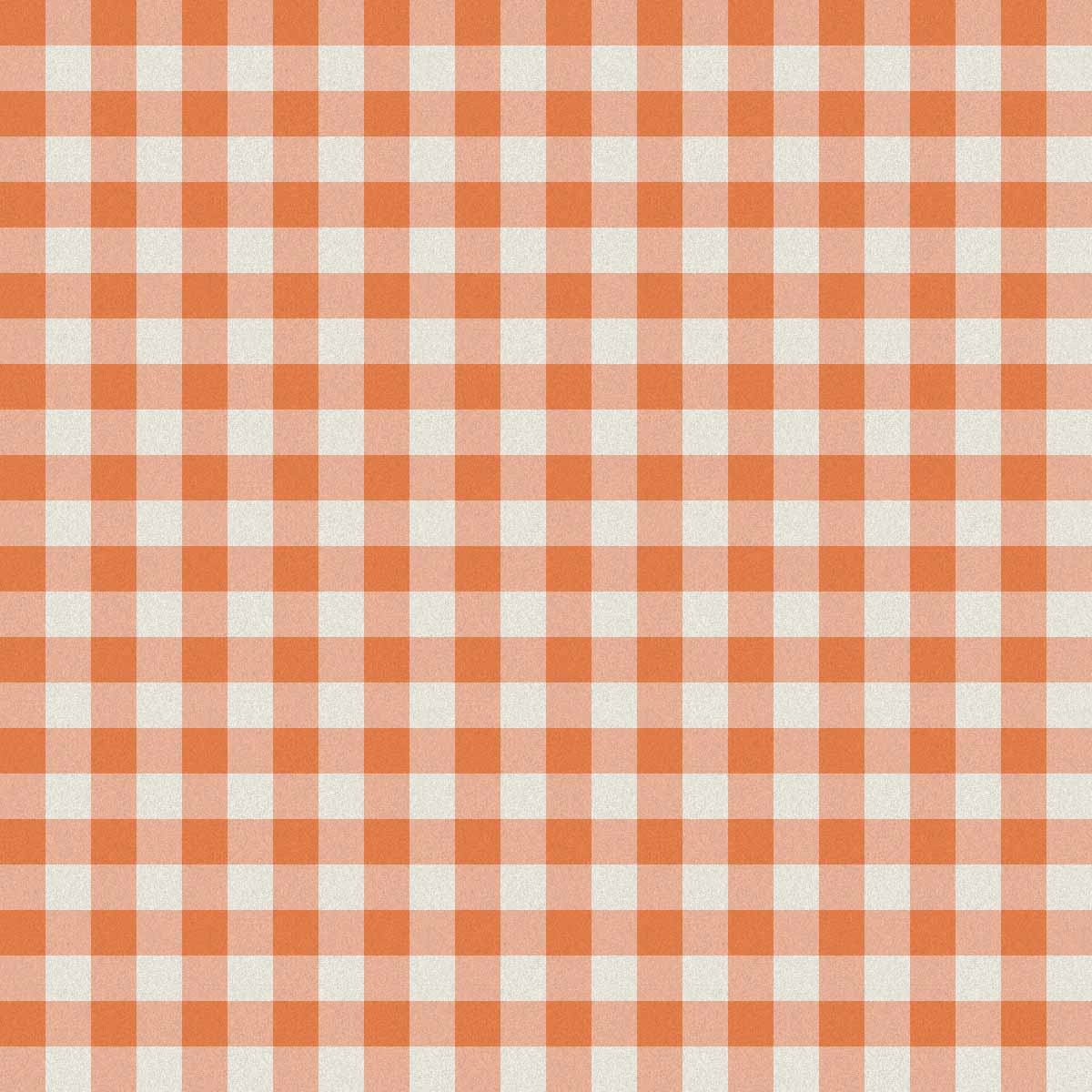 Petite Gingham | Warm Orange