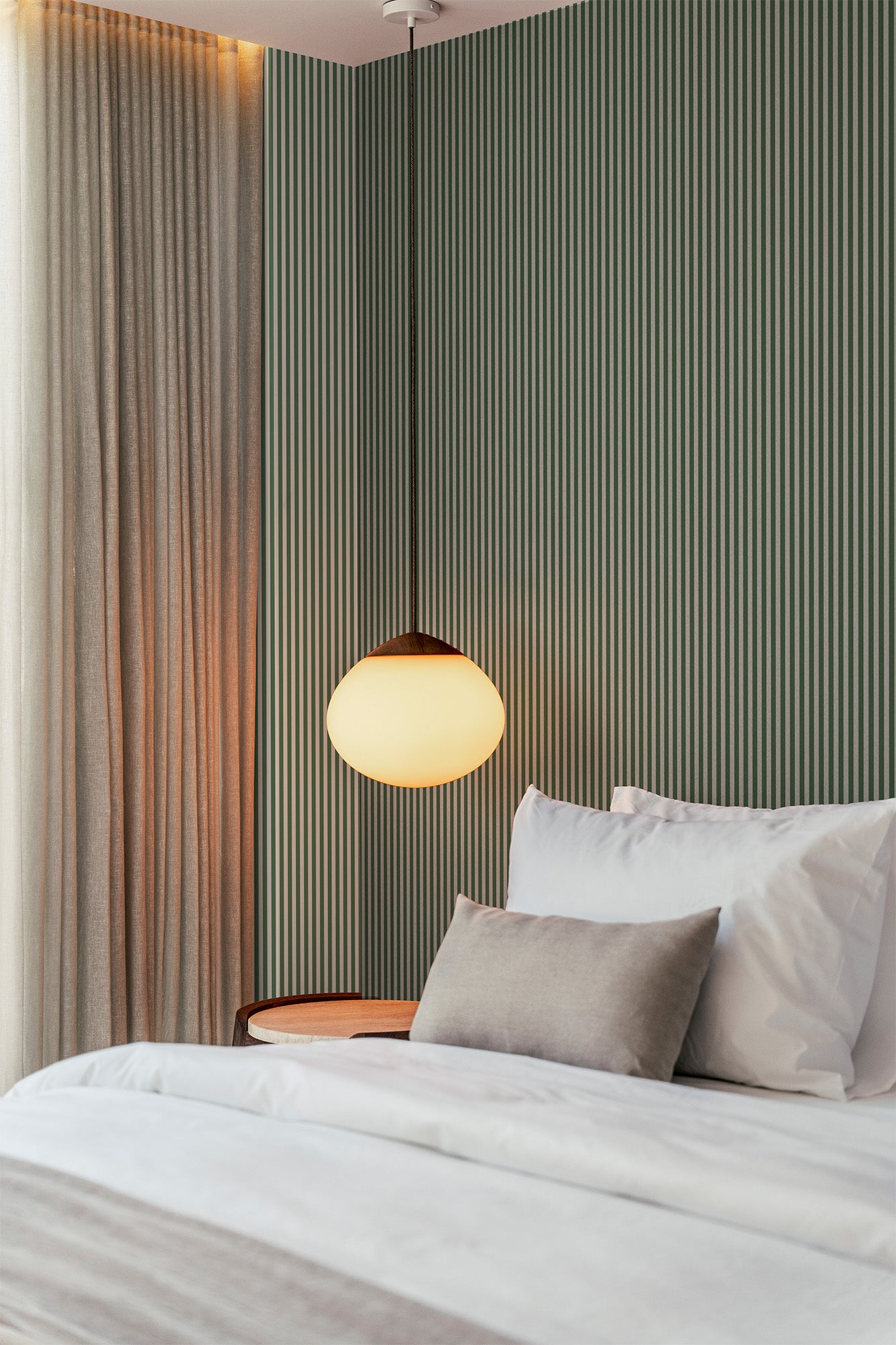 Pinstripes | Sage