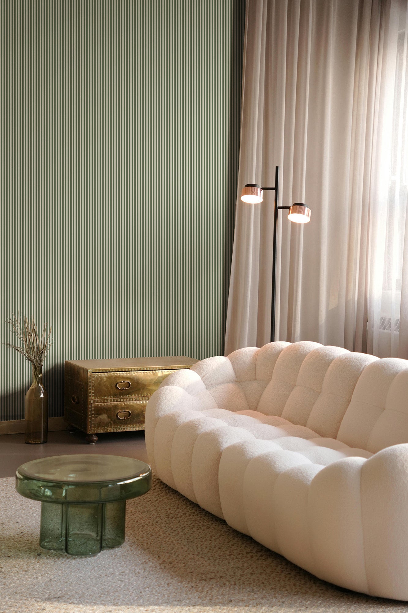 Pinstripes | Sage