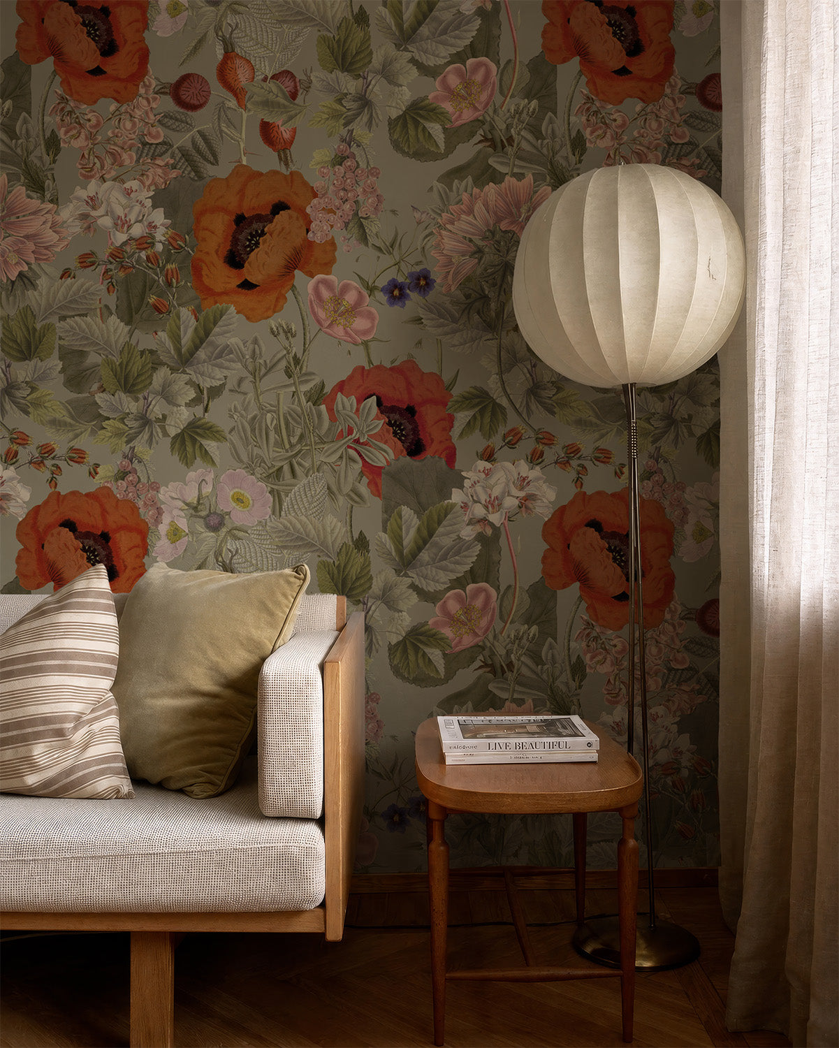 Poppy Garden | Sage Green