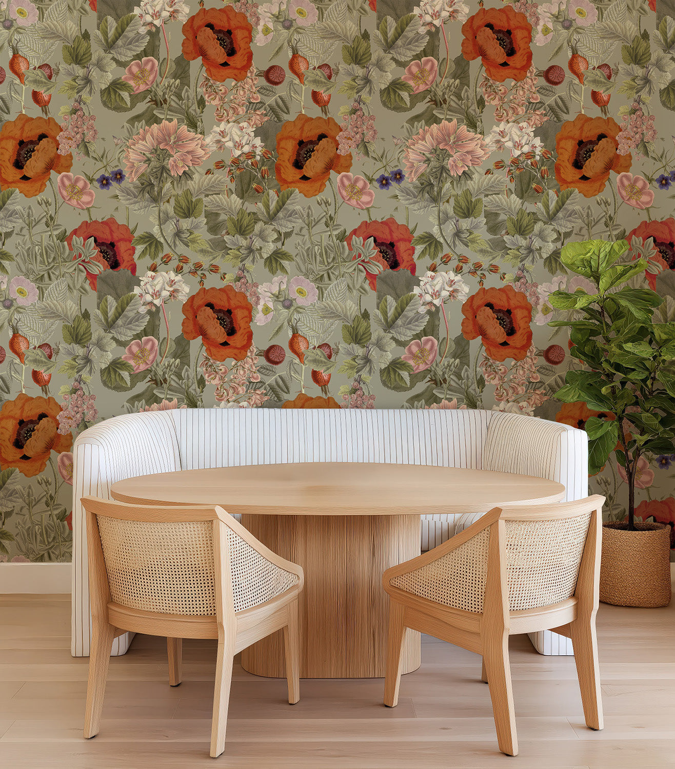 Poppy Garden | Sage Green
