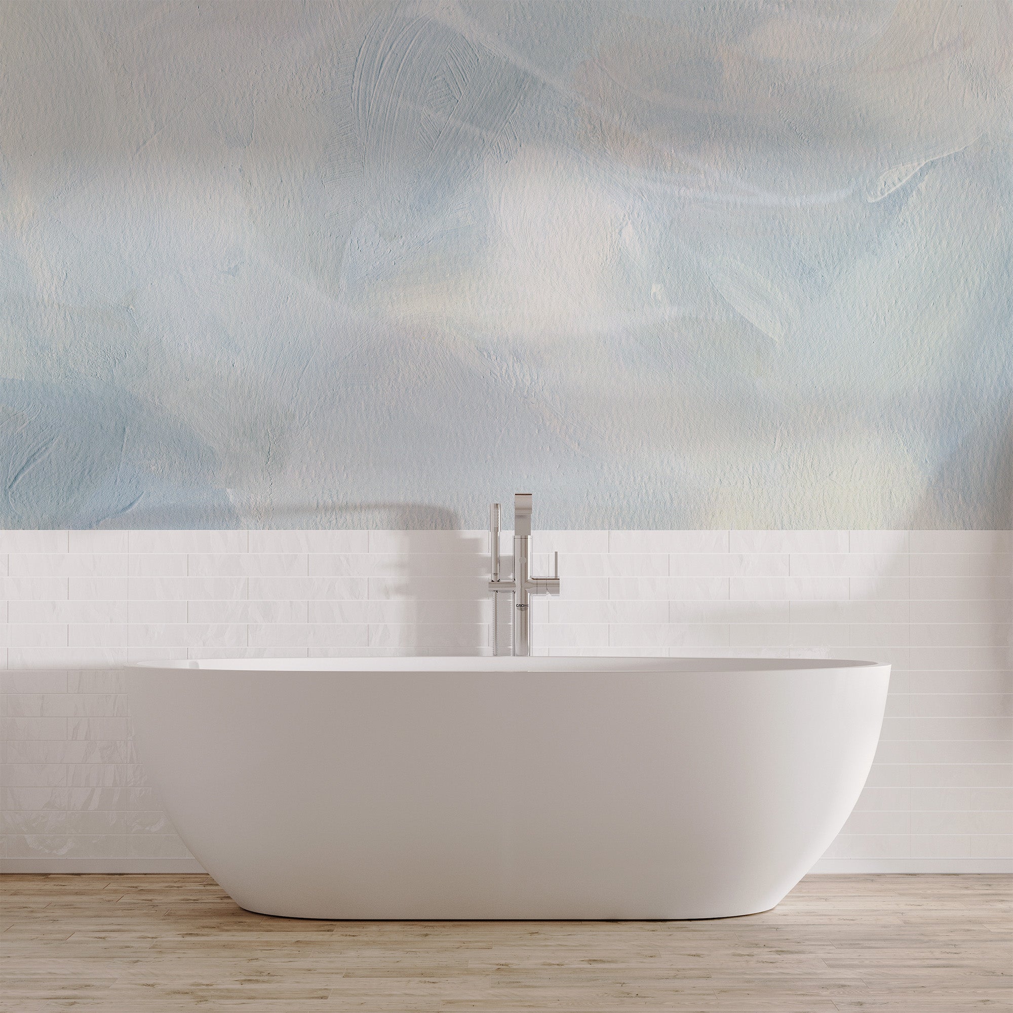 Shifting Shapes Sky Blue