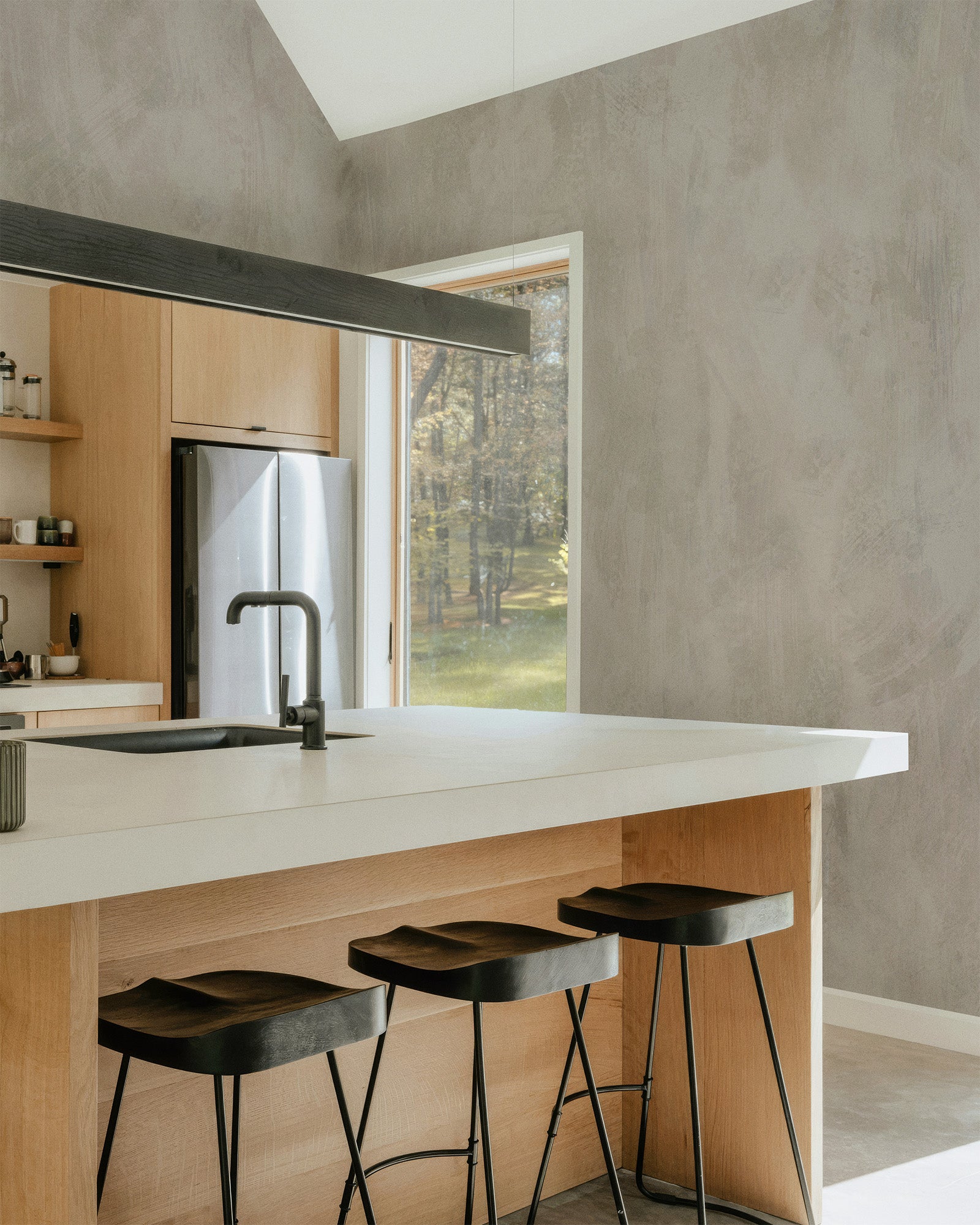 Soft Texture Greige Mural