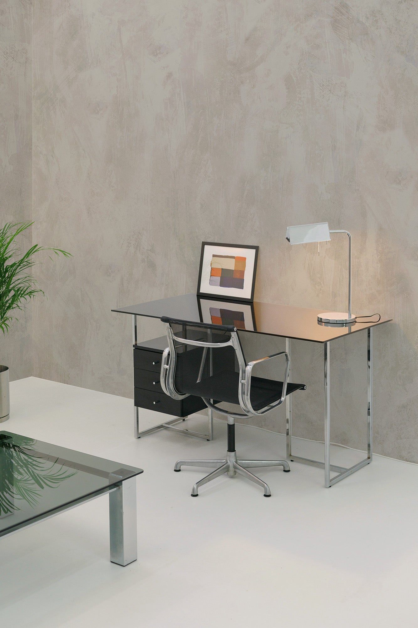 Soft Texture Greige Mural