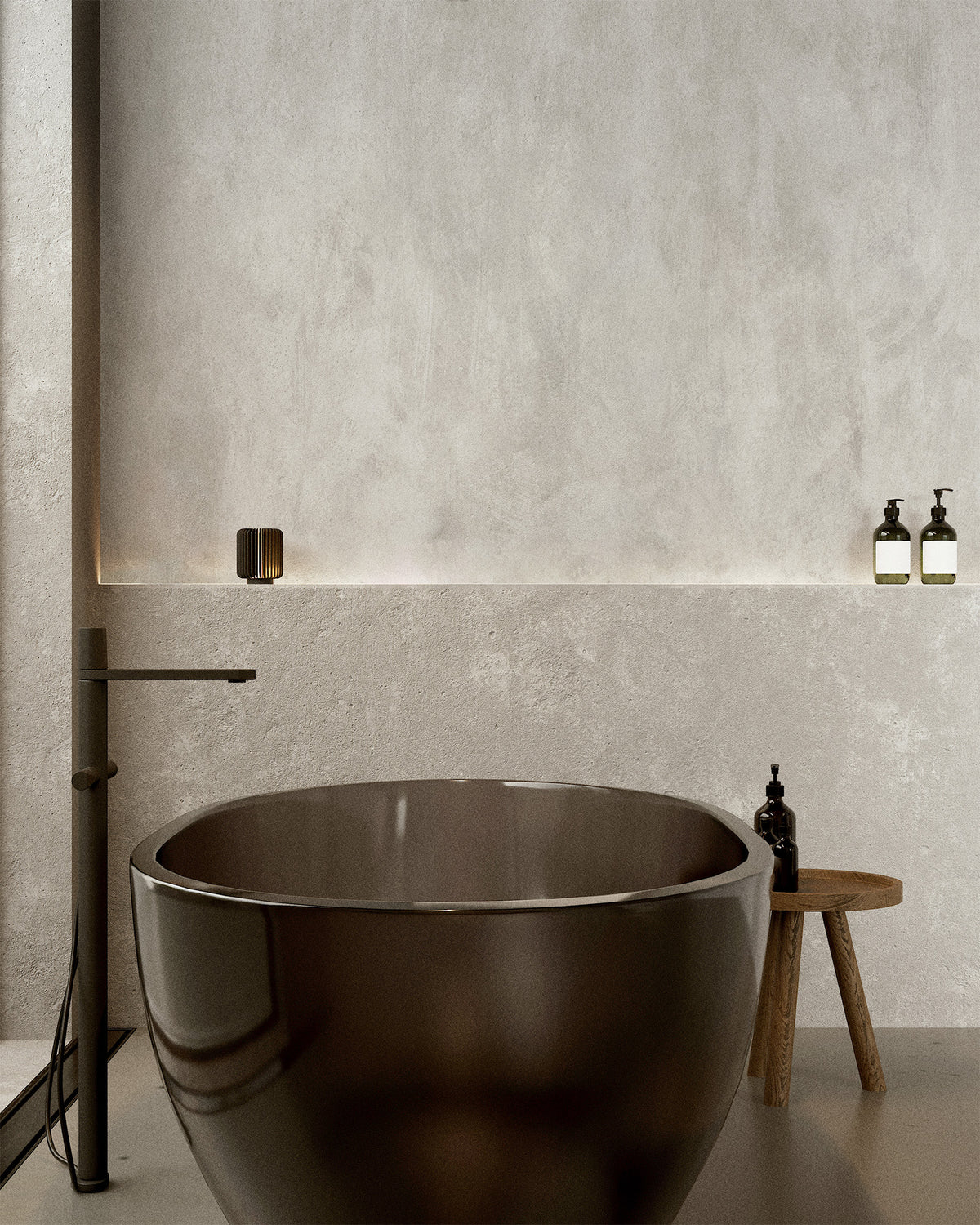 Soft Texture Gray Mural