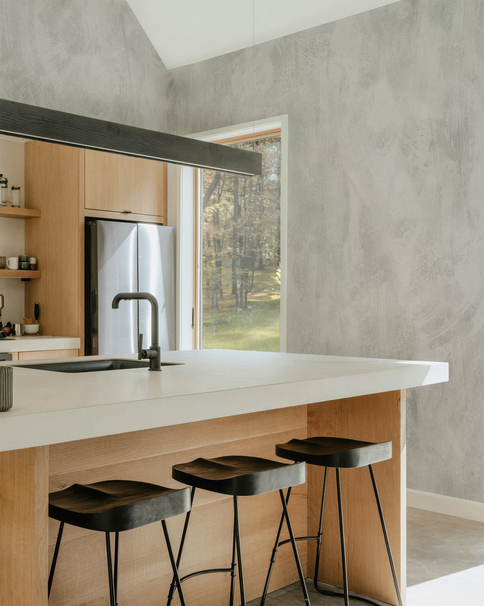 Soft Texture Gray Mural