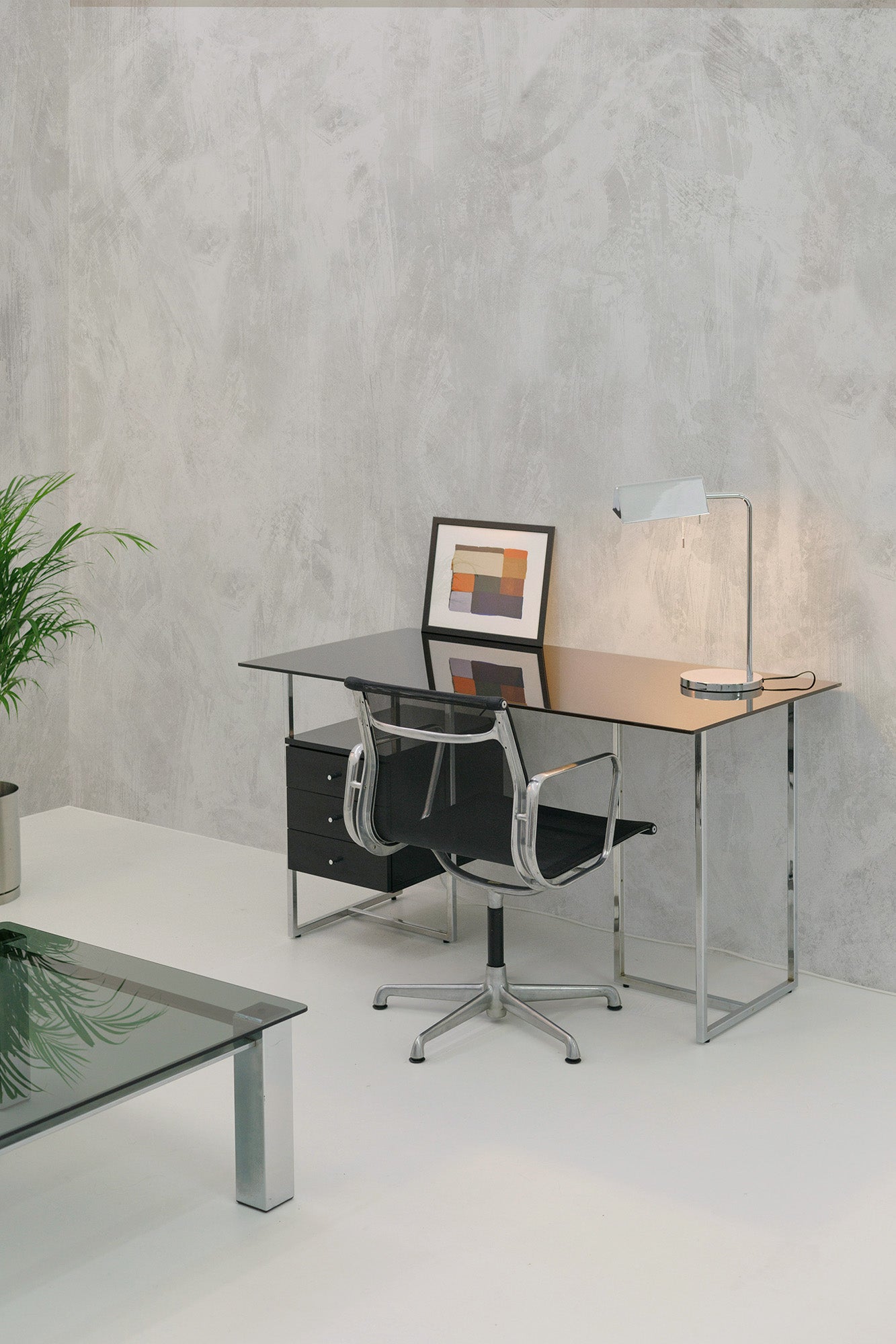 Soft Texture Gray Mural