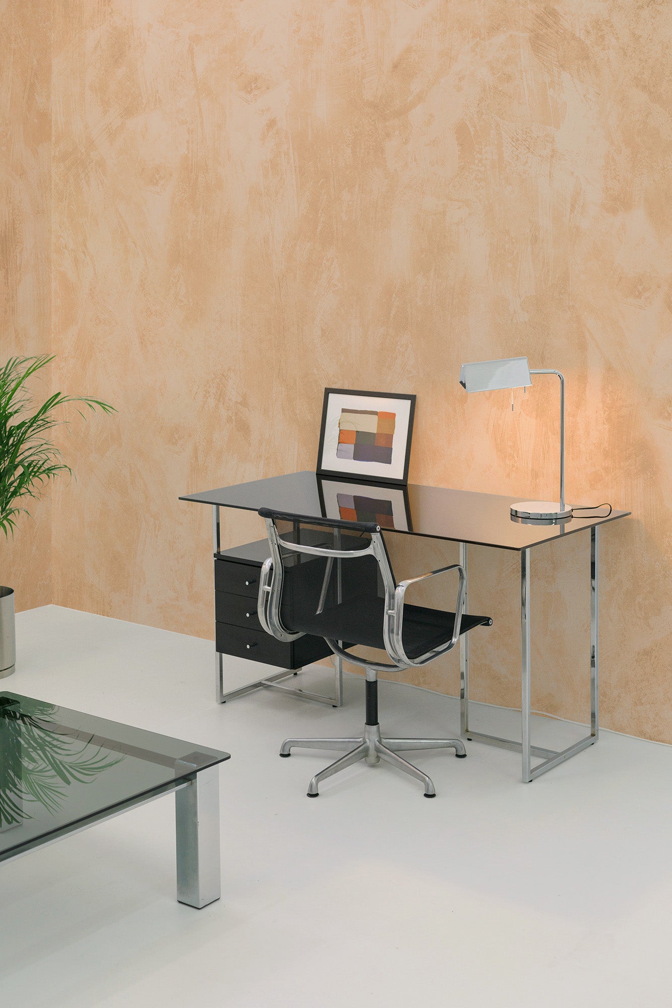 Soft Texture Apricot Mural