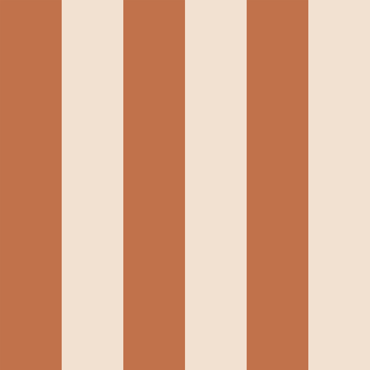 Symmetrical Stripes | Burnt Orange