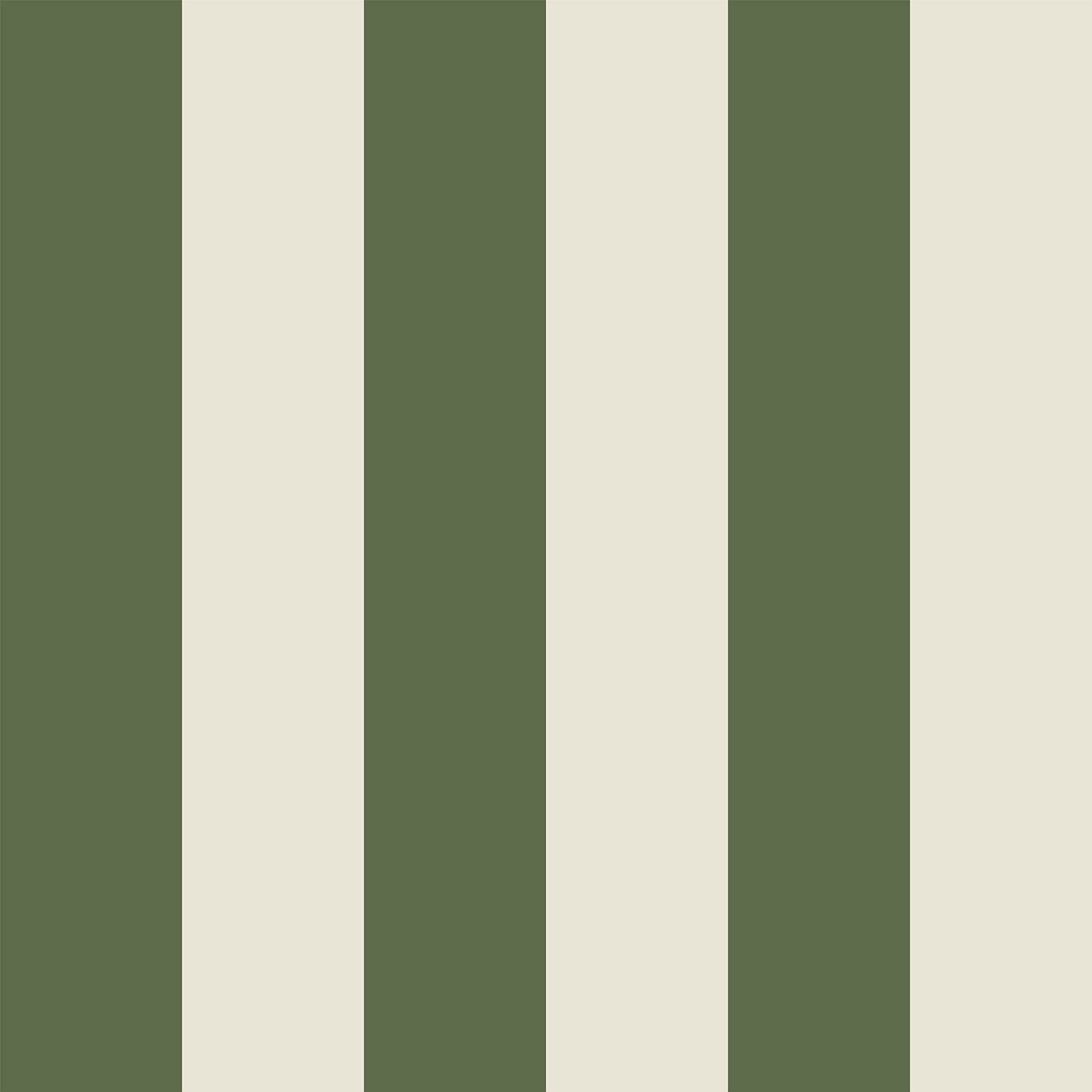 Symmetrical Stripes | Forest Green