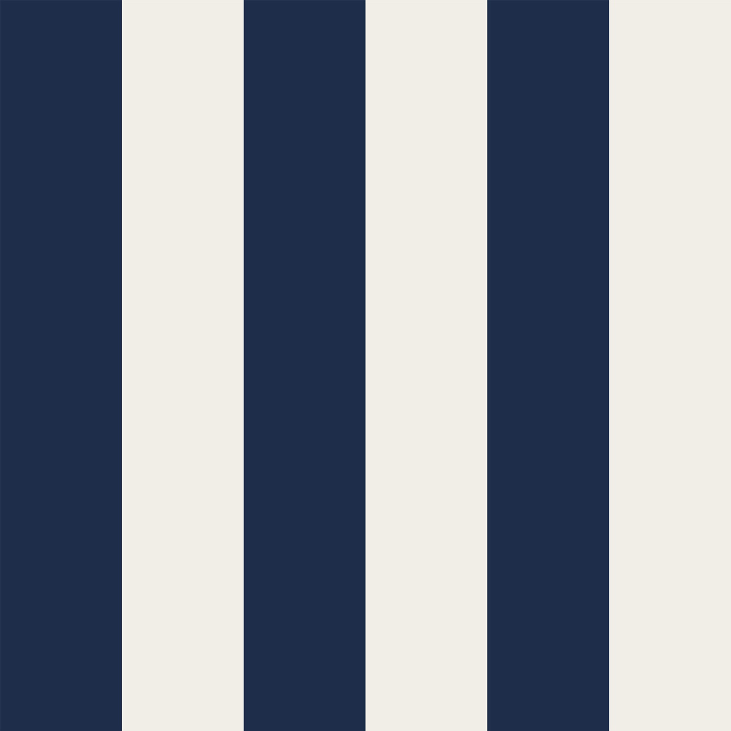 Symmetrical Stripes | Marine Blue