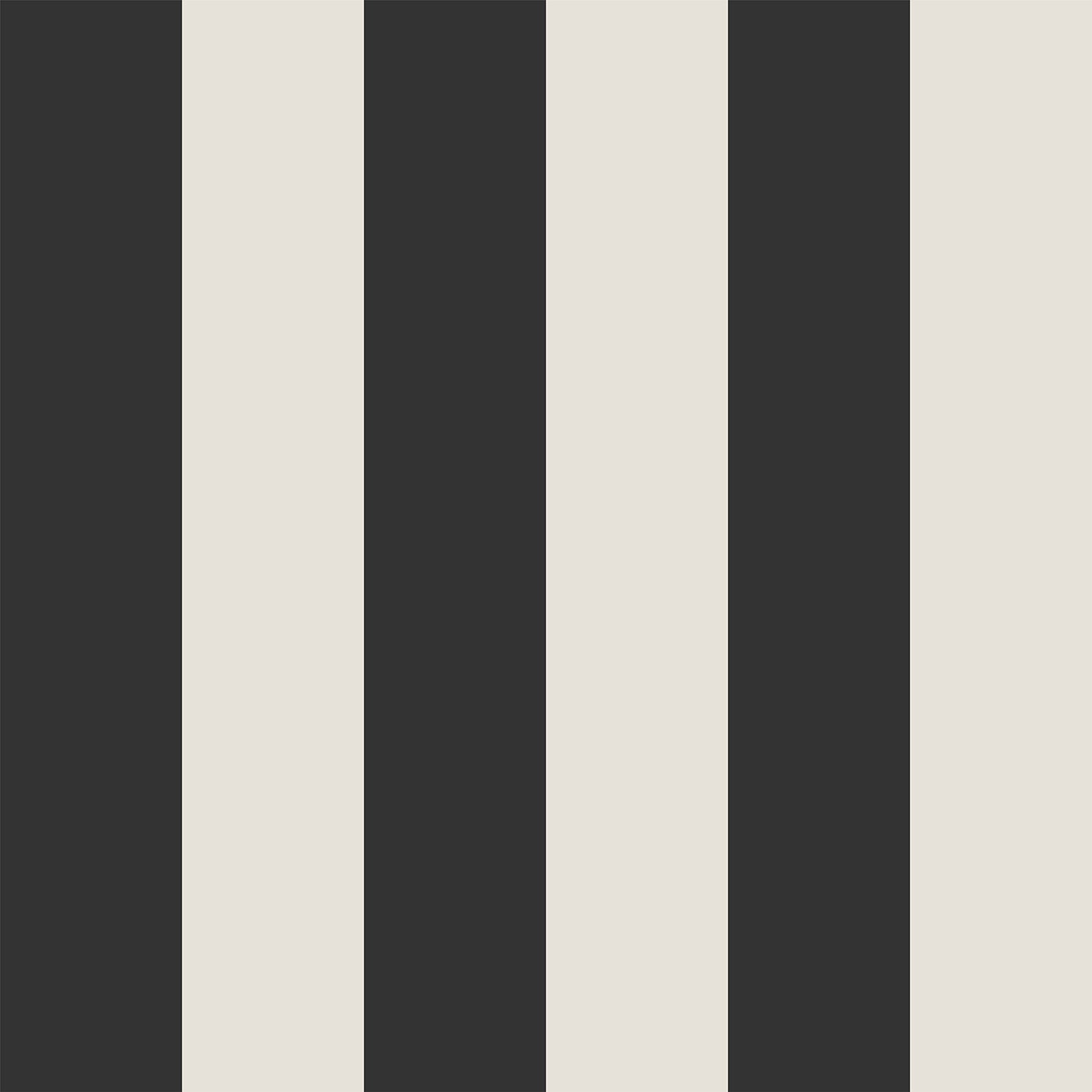 Symmetrical Stripes | Off Black
