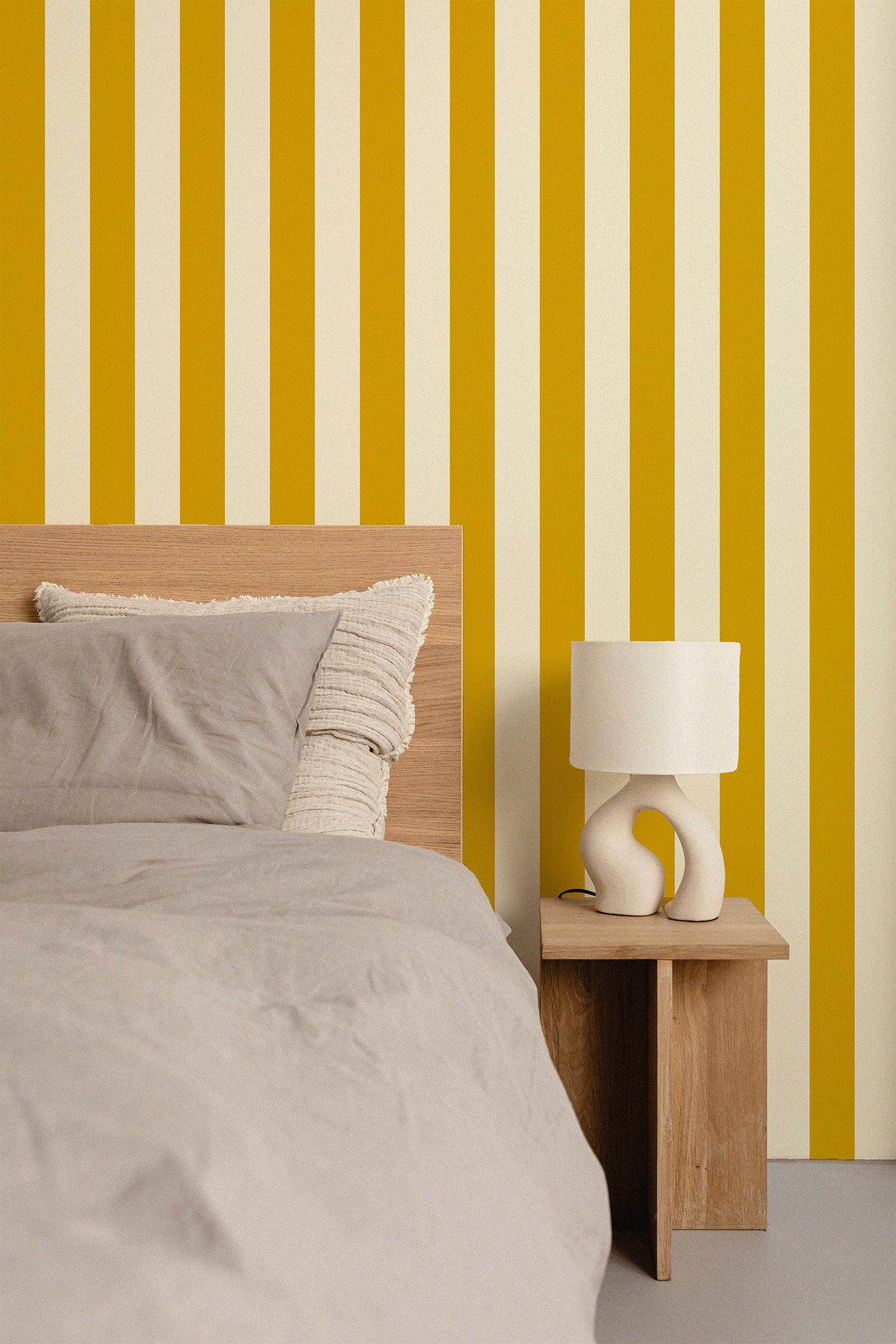 Symmetrical Stripes | Sunny Yellow