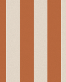 Symmetrical Stripes | Burnt Orange