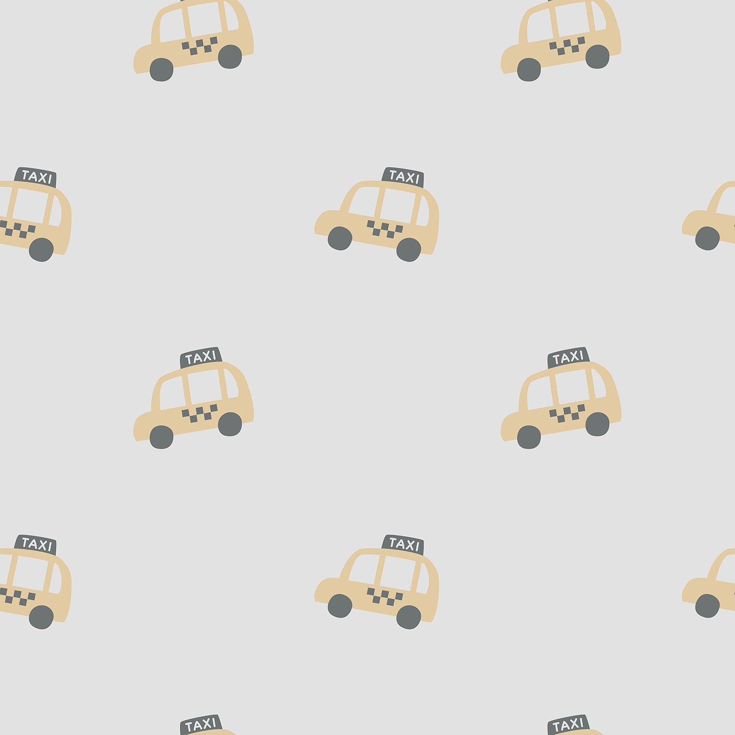 Taxi Cars Gray