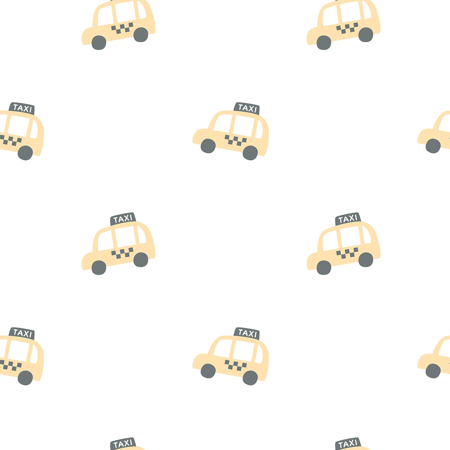 Taxi Cars | White